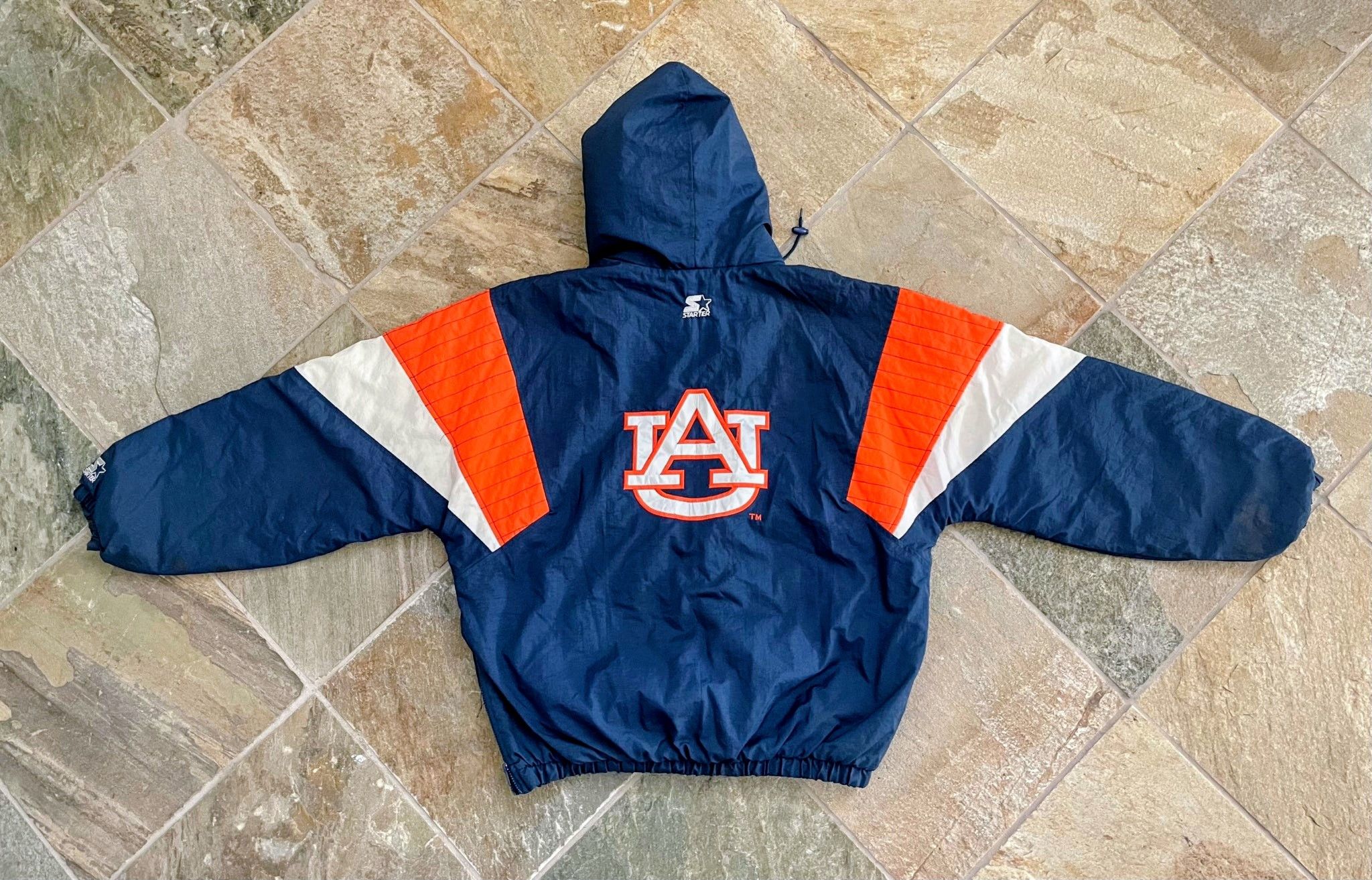 Starter Auburn Vintage Starter Jacket Size US L / EU 52-54 / 3 - 3 Thumbnail