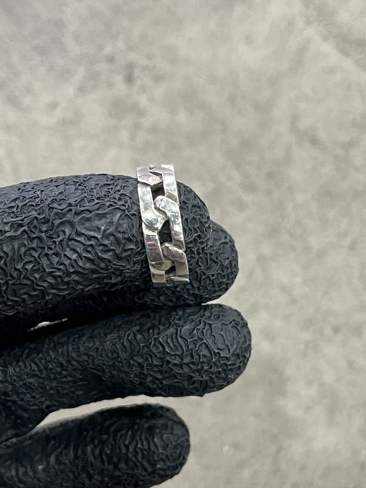 Other Vintage Sterling Silver Link Ring (unisex) Size ONE SIZE - 5 Thumbnail