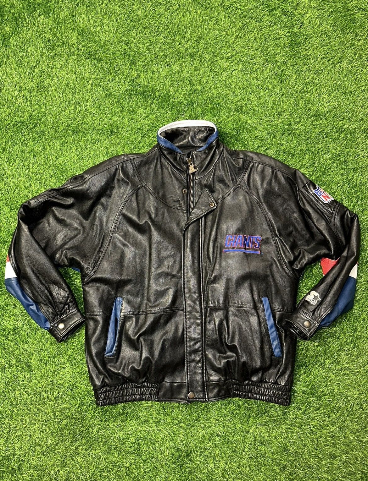 Starter Giants London Wool Leather Starter Jacket | Grailed