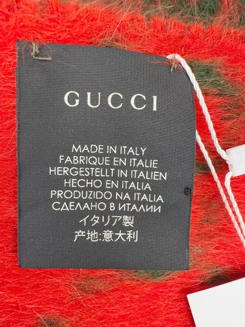 Gucci Gucci Alpaca wool scarf 2502-Nextarrow Size ONE SIZE - 4 Thumbnail