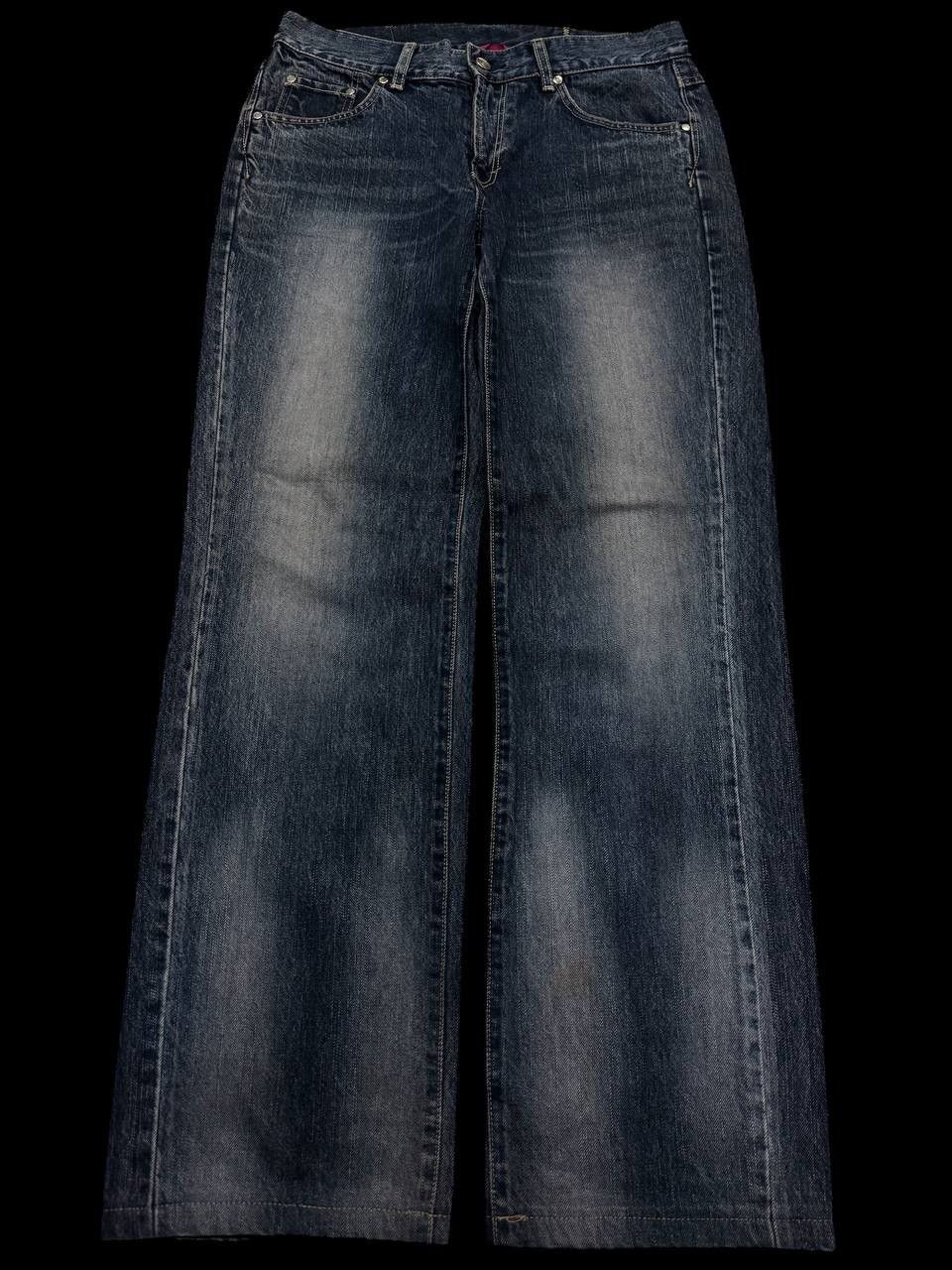 Edwin INSANE 90s Style Edwin 503 Rusty Sand Washed Dark Jeans Size US 32 / EU 48 - 2 Thumbnail