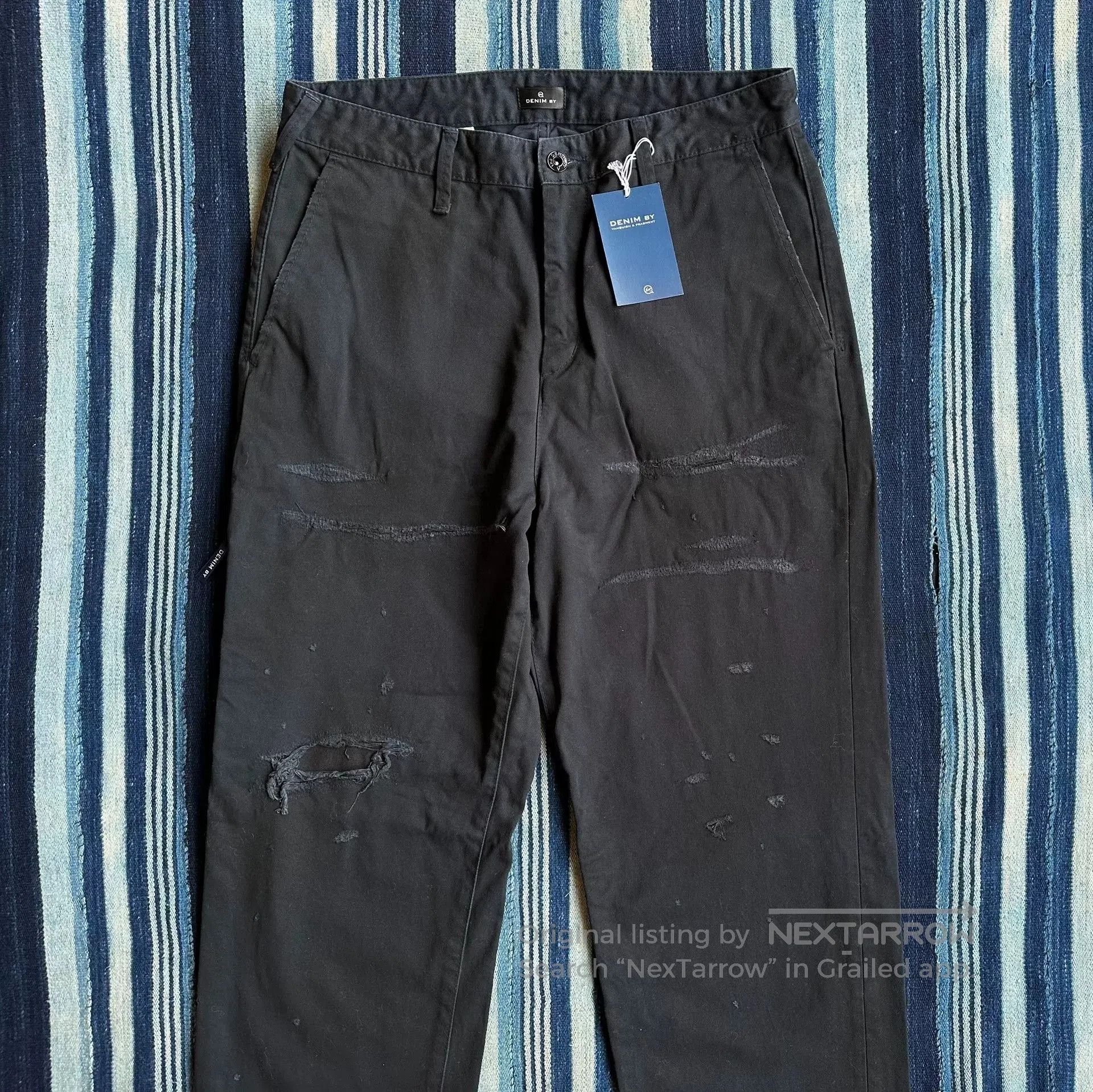 Vanquish Vanquish Fragment Distressed Denim Casual Pants. Size US 30 / EU 46 - 5 Thumbnail