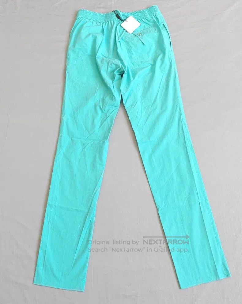 Hermes Hermes Men's Casual Sport Pants, 100% Cotton, Turquoise Co Size US 40 / EU 56 - 6 Thumbnail