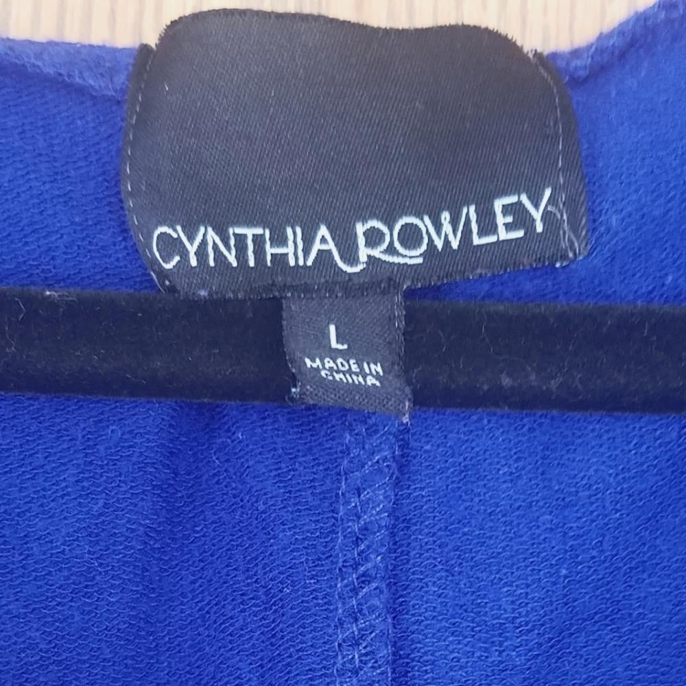 Designer Cynthia Rowley Large Blue Shirt Size L / US 10 / IT 46 - 3 Thumbnail
