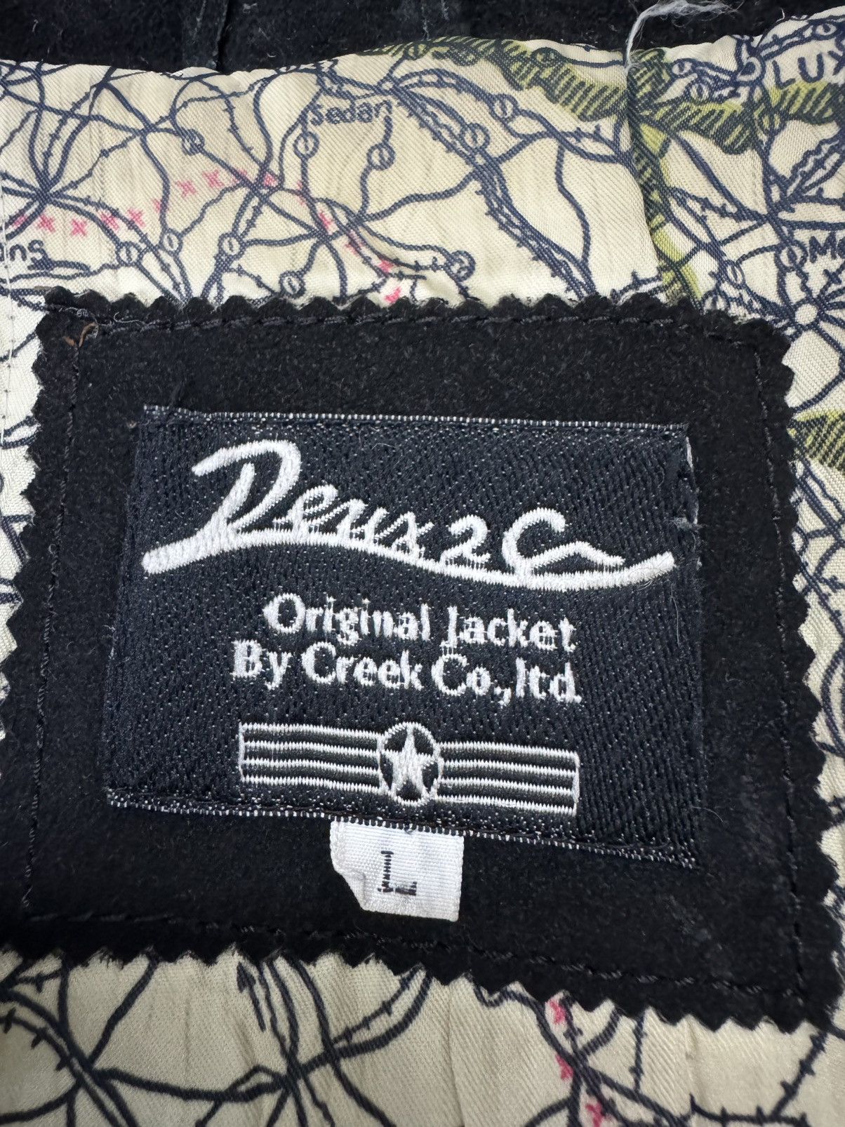 Vintage Vintage suede Bomber Deuxas Original Jacket By Creek Co,ltd Size US L / EU 52-54 / 3 - 10 Thumbnail