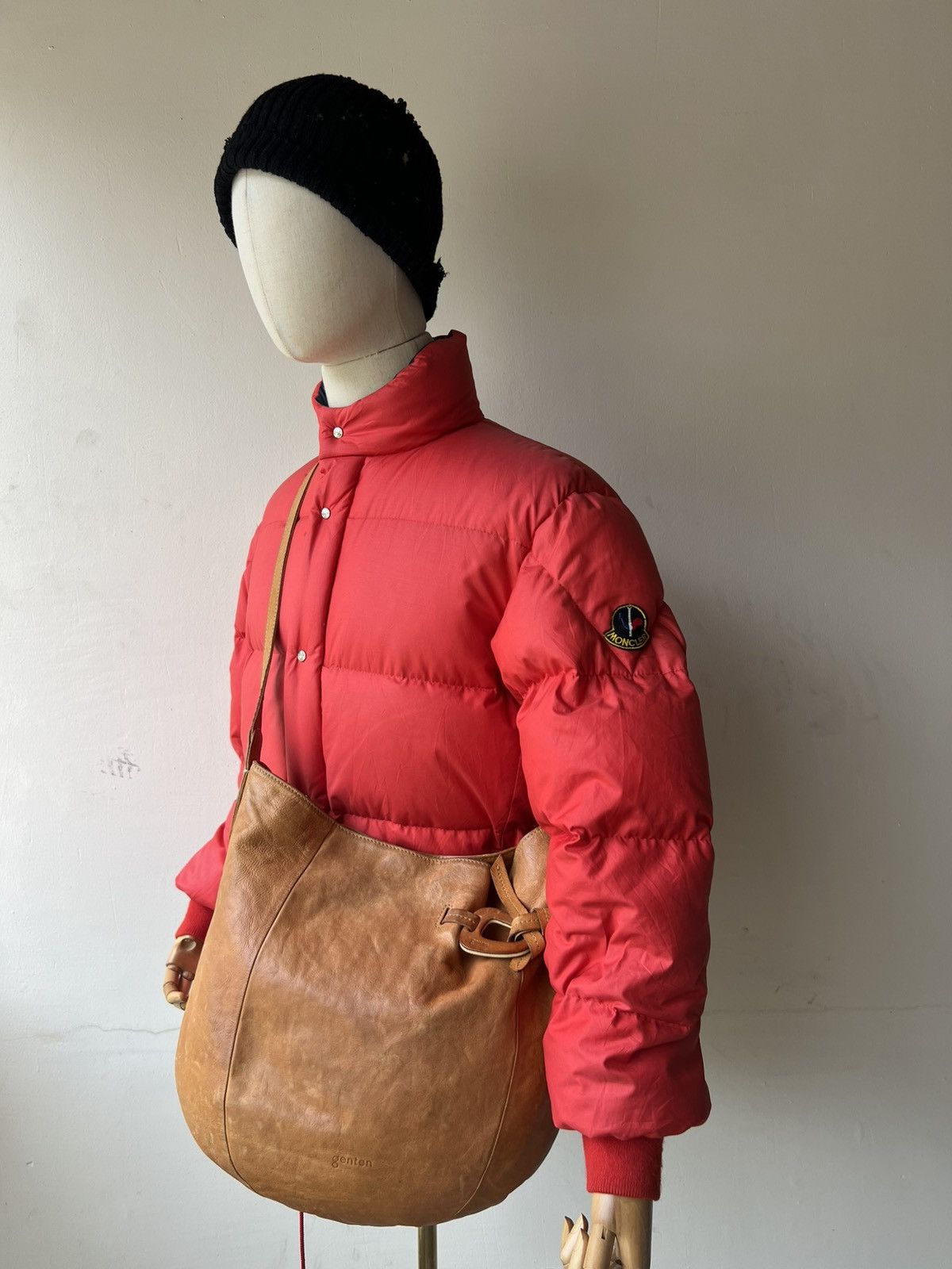 Leather Genten Japan Dirty Mud Patina Leather Bag Size ONE SIZE - 1 Thumbnail