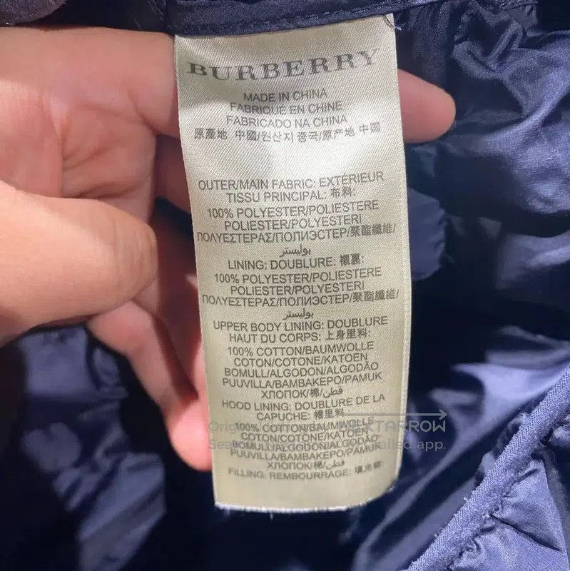 Burberry Burberry Men's Blue Down Jacket Size L. Size US L / EU 52-54 / 3 - 4 Thumbnail