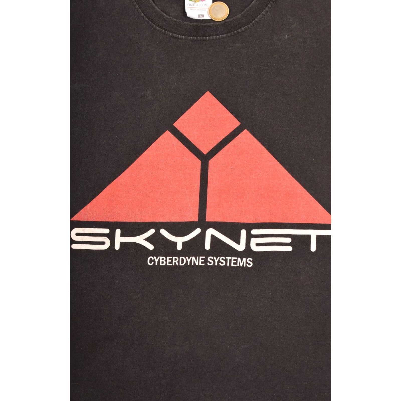 Fruit Of The Loom VINTAGE Fruit of the Loom Skynet Cyberdyne Systems T-Shirt Tee Terminator Size L Black Mens Size US L / EU 52-54 / 3 - 2 Thumbnail