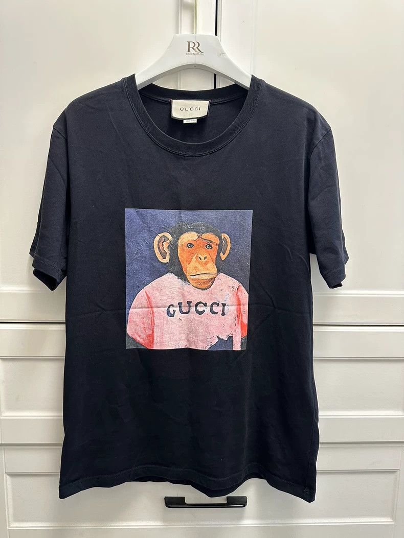 Gucci GucciMen's pure cotton short-sleeved T-shirt 2503-Nextarrow Size US S / EU 44-46 / 1 - 1 Thumbnail