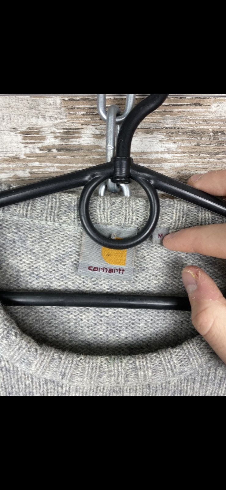Carhartt × Vintage Mens Vintage Carhartt Wool Knitted Sweater Opium Y2K Size US M / EU 48-50 / 2 - 3 Thumbnail