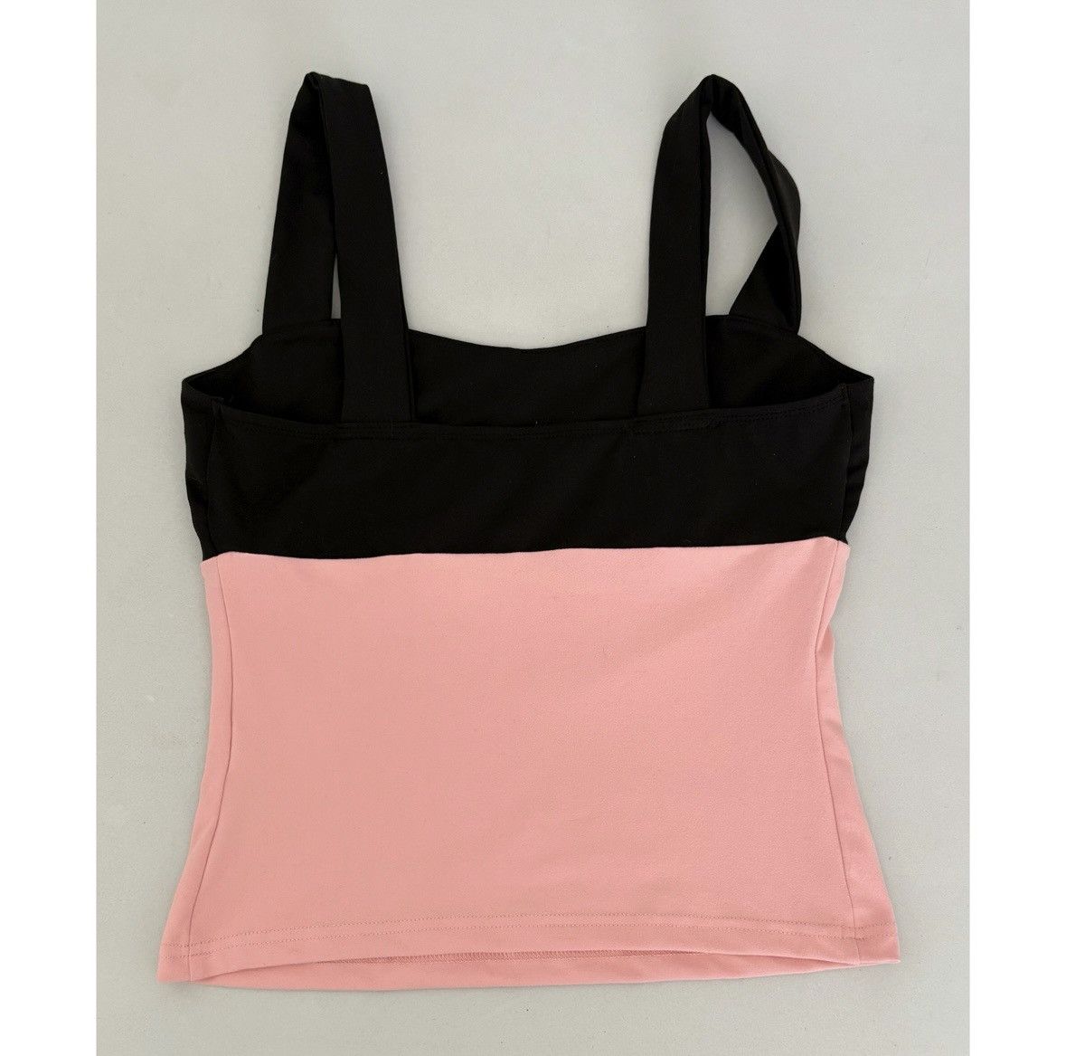 Japanese Brand Black Pink Color-Block Tank Top Cami Camisole Shirt Size S🎀✨ Size S / US 4 / IT 40 - 3 Thumbnail