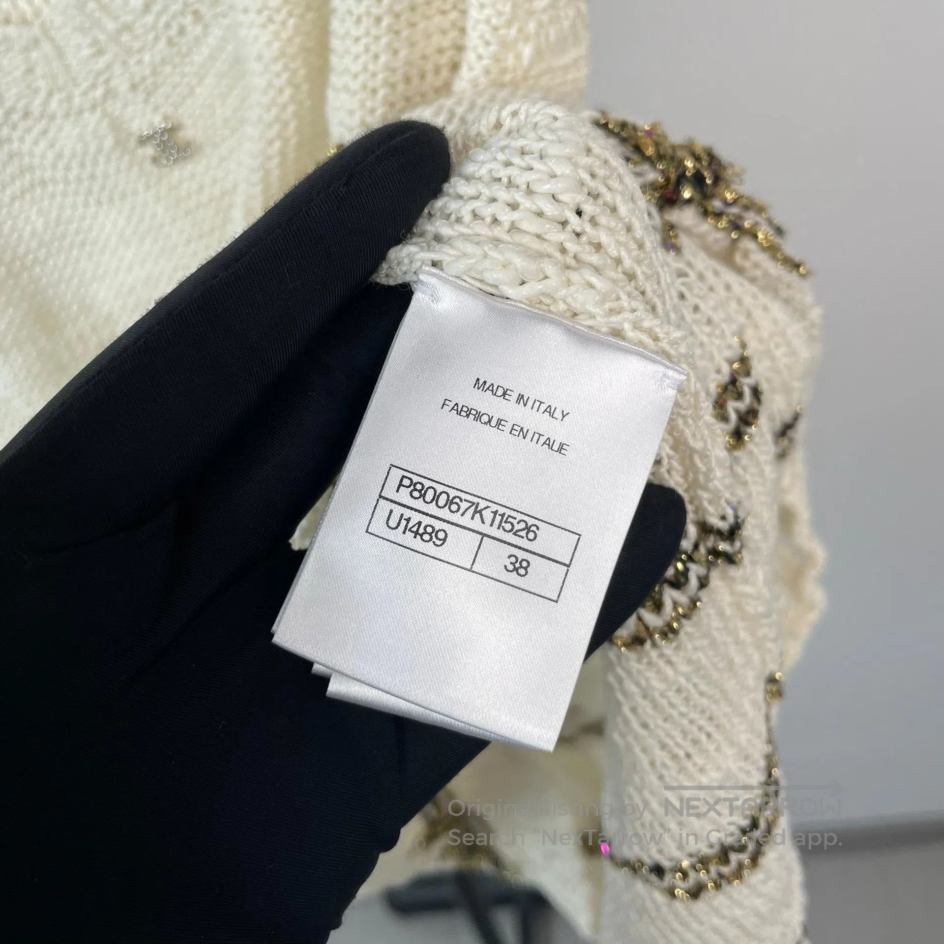 Chanel Chanel Handmade Series White Gold Knit Vest| Size XS / US 0-2 / IT 36-38 - 7 Thumbnail