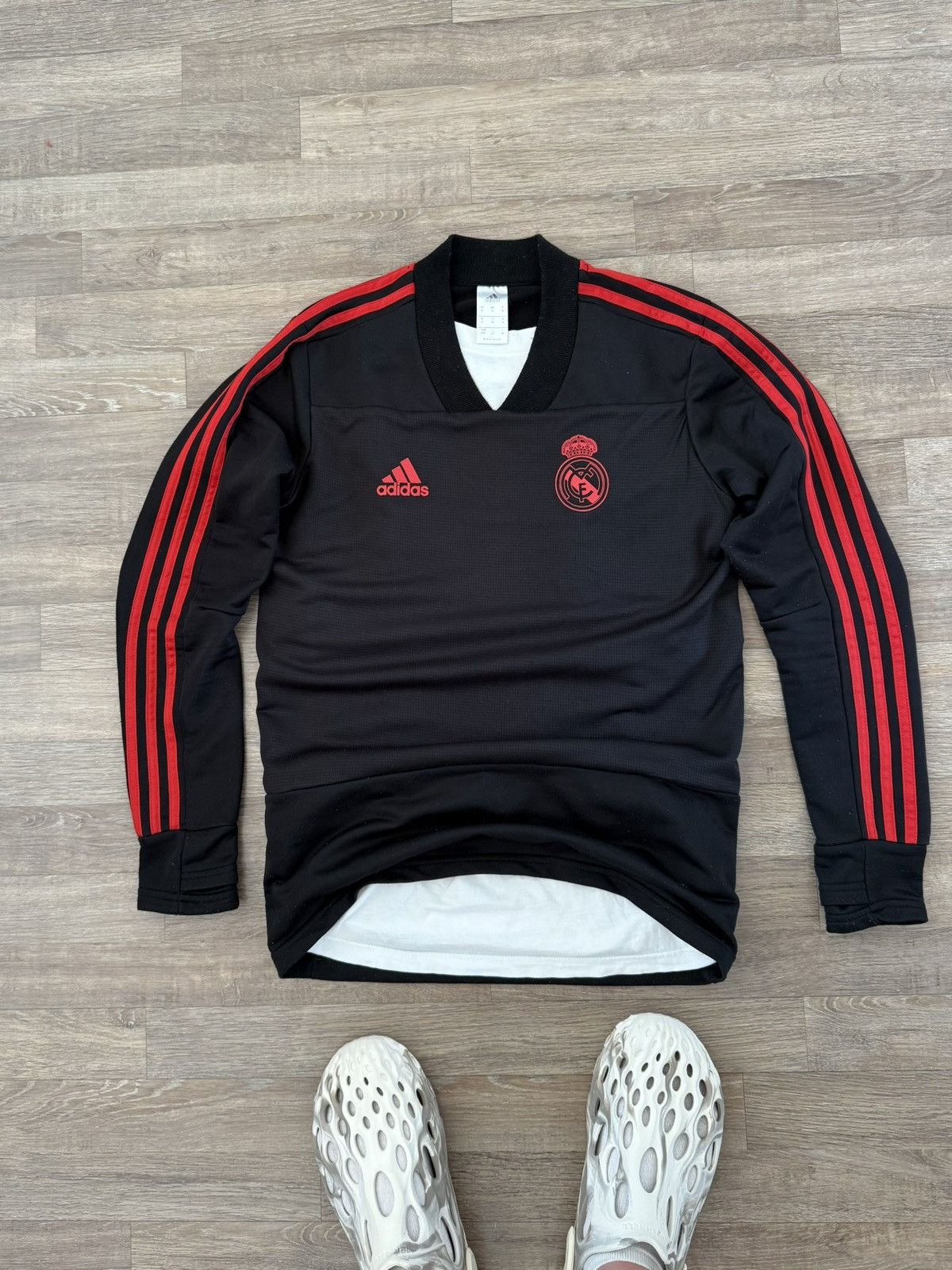 Vintage Real Madrid Y2K Track Soccer Football Sweatshirt Jacket Size US S / EU 44-46 / 1 - 2 Thumbnail