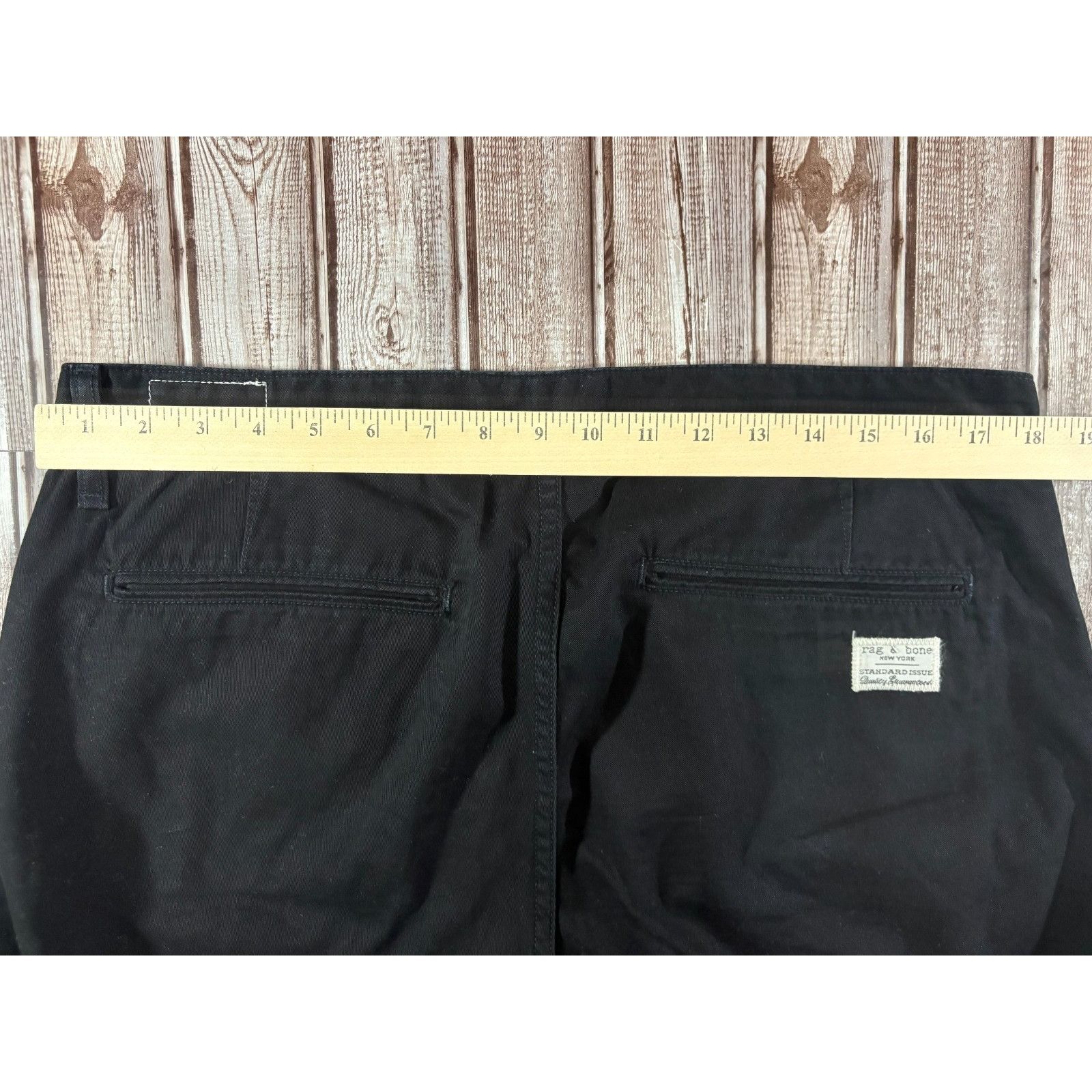 Rag & Bone Rag & Bone Standard issue Chinos pants size 34 color Black N Size US 34 / EU 50 - 3 Thumbnail