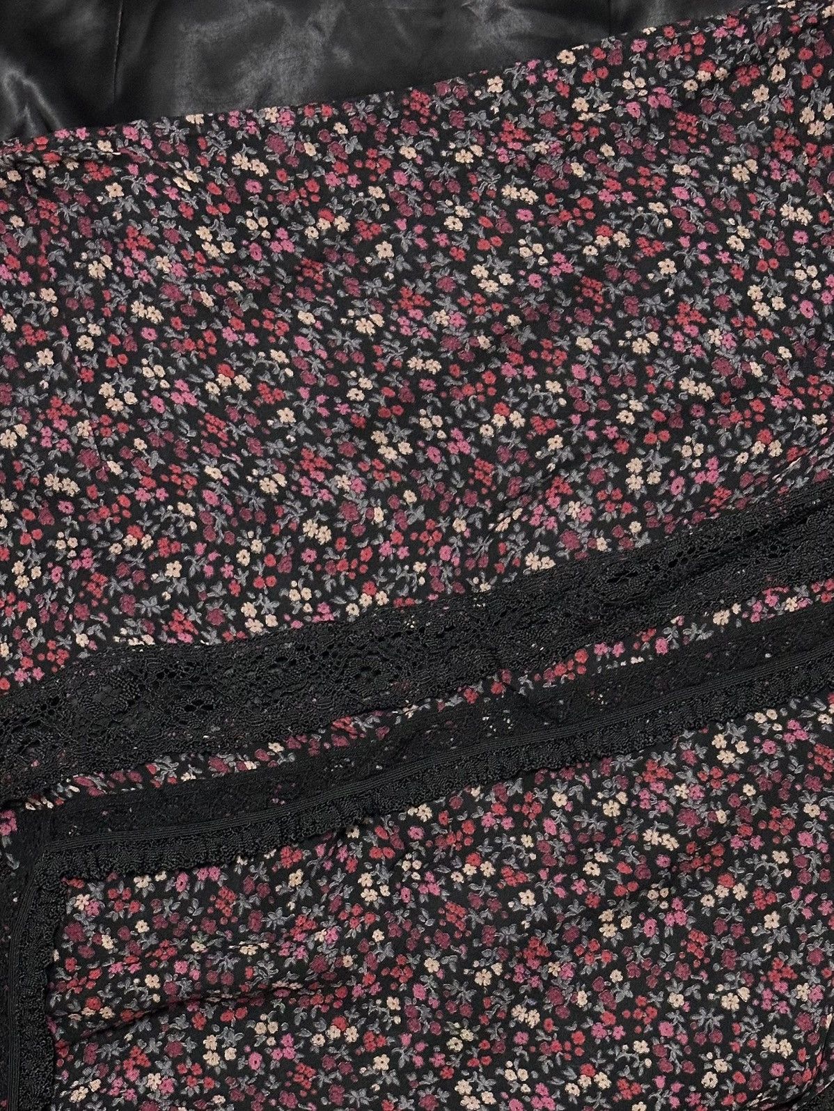 Junya Watanabe JUNYA WATANABE Fall Winter 2007 Floral Asymmetric Maxi Skirt Size 27" / US 4 / IT 40 - 4 Thumbnail