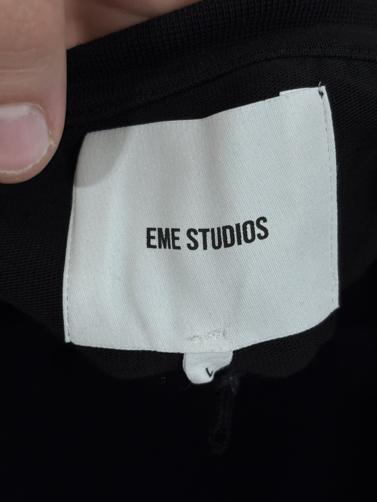 Other EmeStudios Black Oversized Tee Size US L / EU 52-54 / 3 - 3 Thumbnail