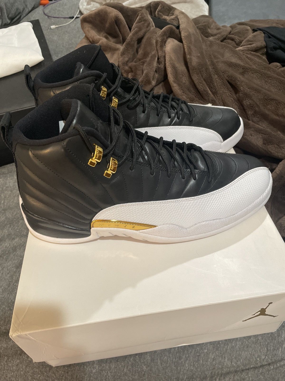 Jordan Brand Air Jordan 12 Wings 2016 Size 11.5 Size US 11.5 / EU 44-45 - 3 Thumbnail