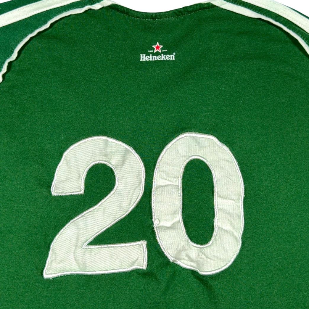 Champion VINTAGE Heineken Soccer Shirt Adult LARGE Green White UEFA Champions League Jersey 20 Size US L / EU 52-54 / 3 - 6 Thumbnail