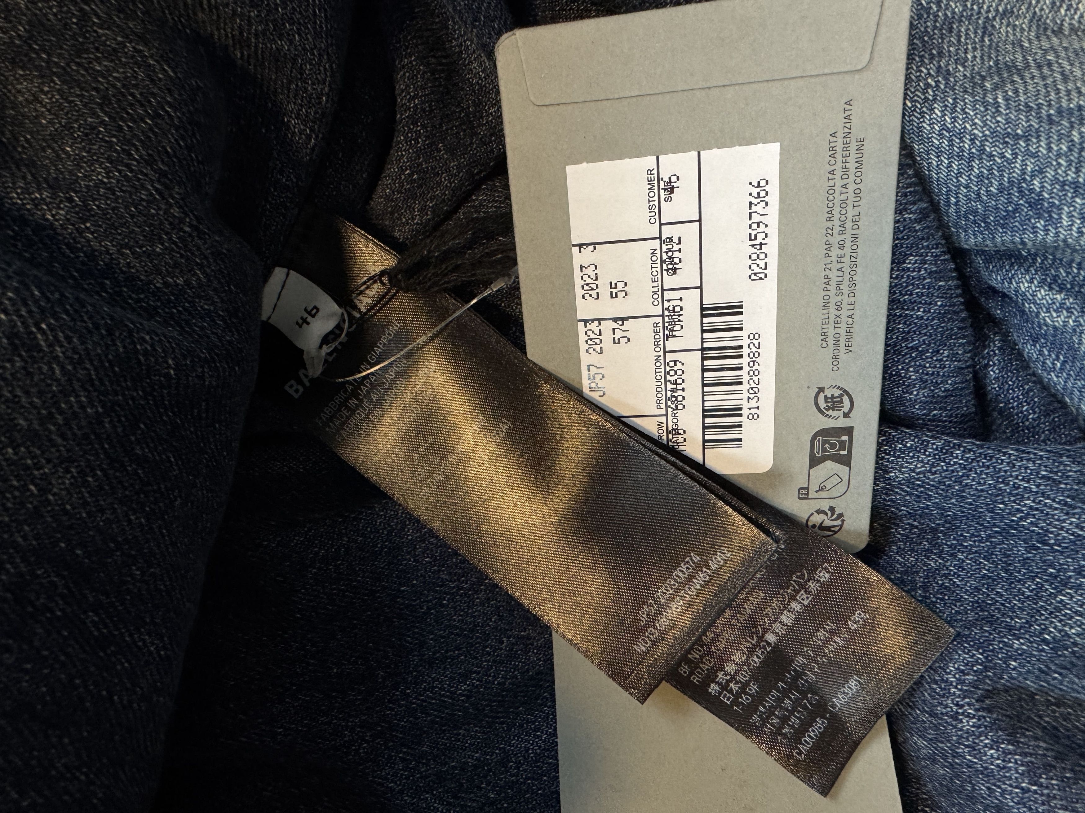 Balenciaga Balenciaga Padded Oversized Denim Jacket Size US S / EU 44-46 / 1 - 5 Thumbnail
