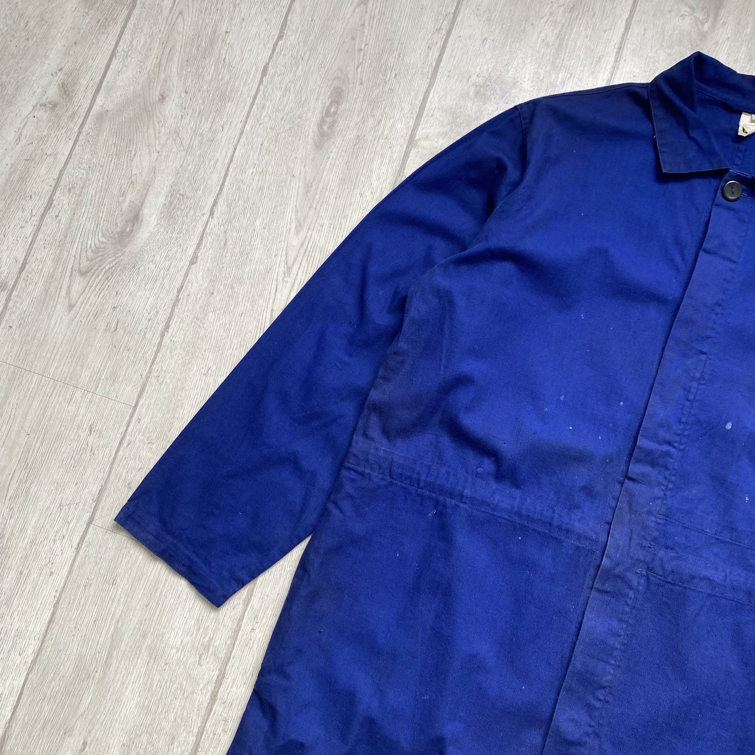 Vetra ⚙️ Vintage Faded Sanfor Worker French Coverall Le Laboureur Size US 32 / EU 48 - 12 Thumbnail