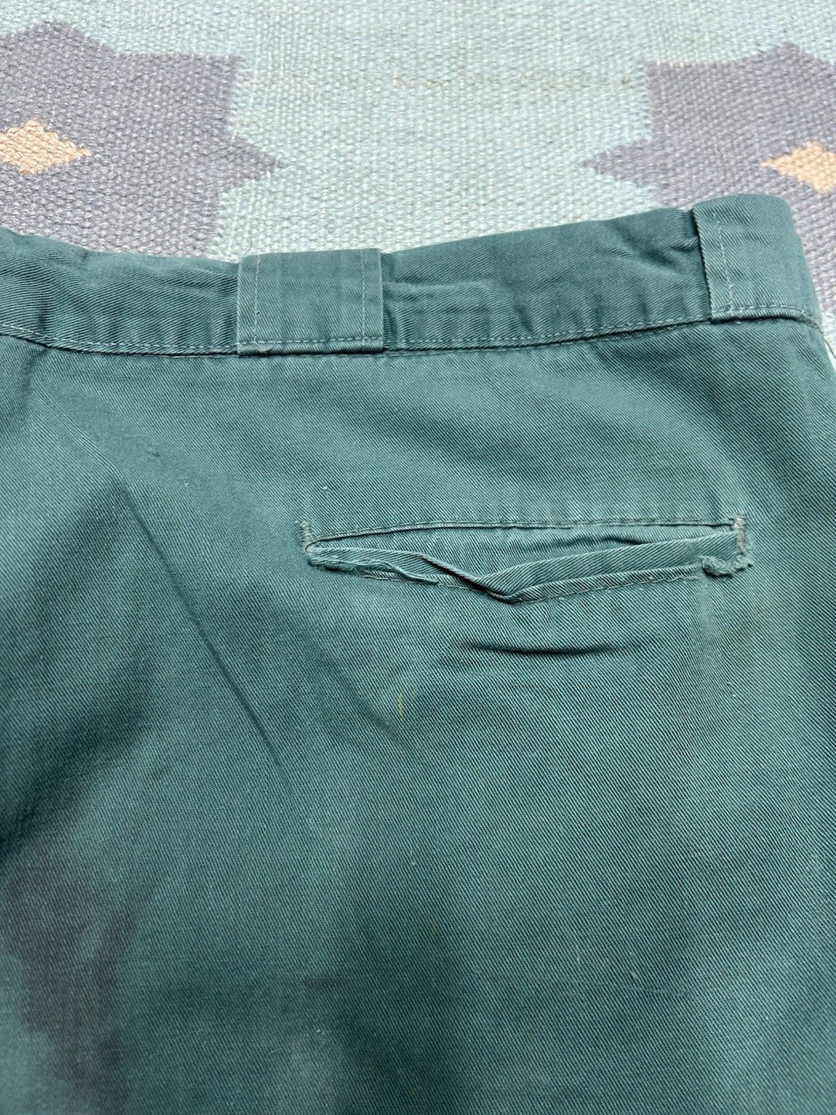 Vintage 1950s chino work pants boat cloth sanforized cotton 42x30 Size US 42 / EU 58 - 15 Thumbnail