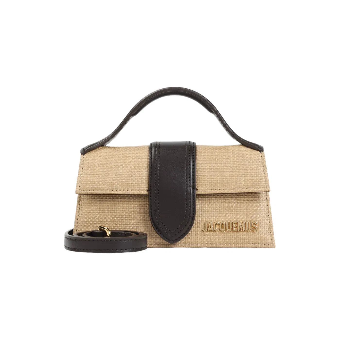 JACQUEMUS Le Bambino Dark Brown Shoulder Bag New