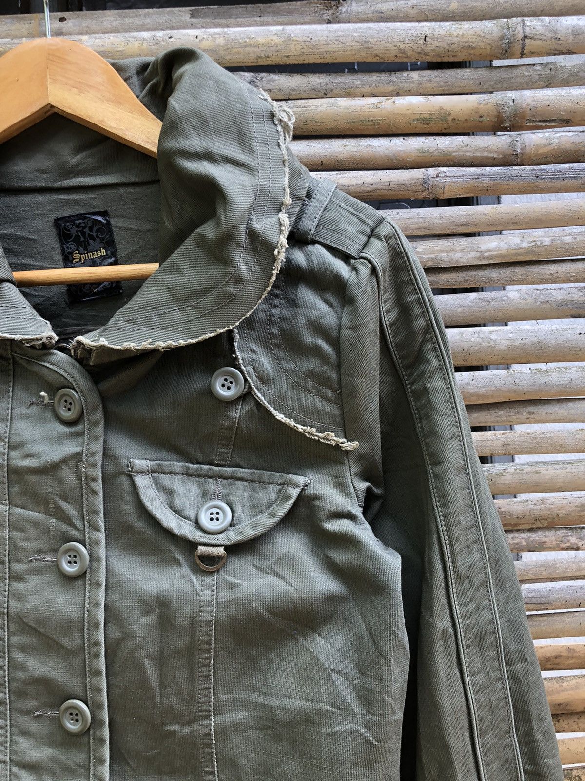Japanese Brand × Vintage Vintage Japanese Brands Spinash Army Jacket Size M / US 6-8 / IT 42-44 - 8 Thumbnail