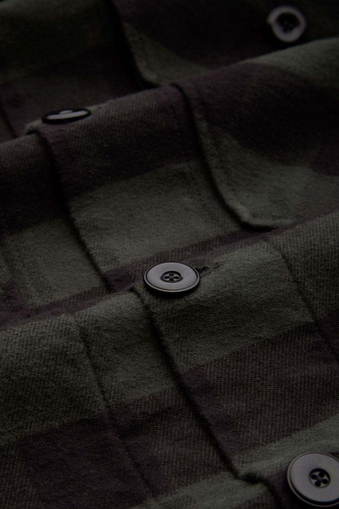 Japanese Brand KINGS OF INDIGO AW21 Emery Organic M Brushed shirt shacket Size US M / EU 48-50 / 2 - 4 Thumbnail