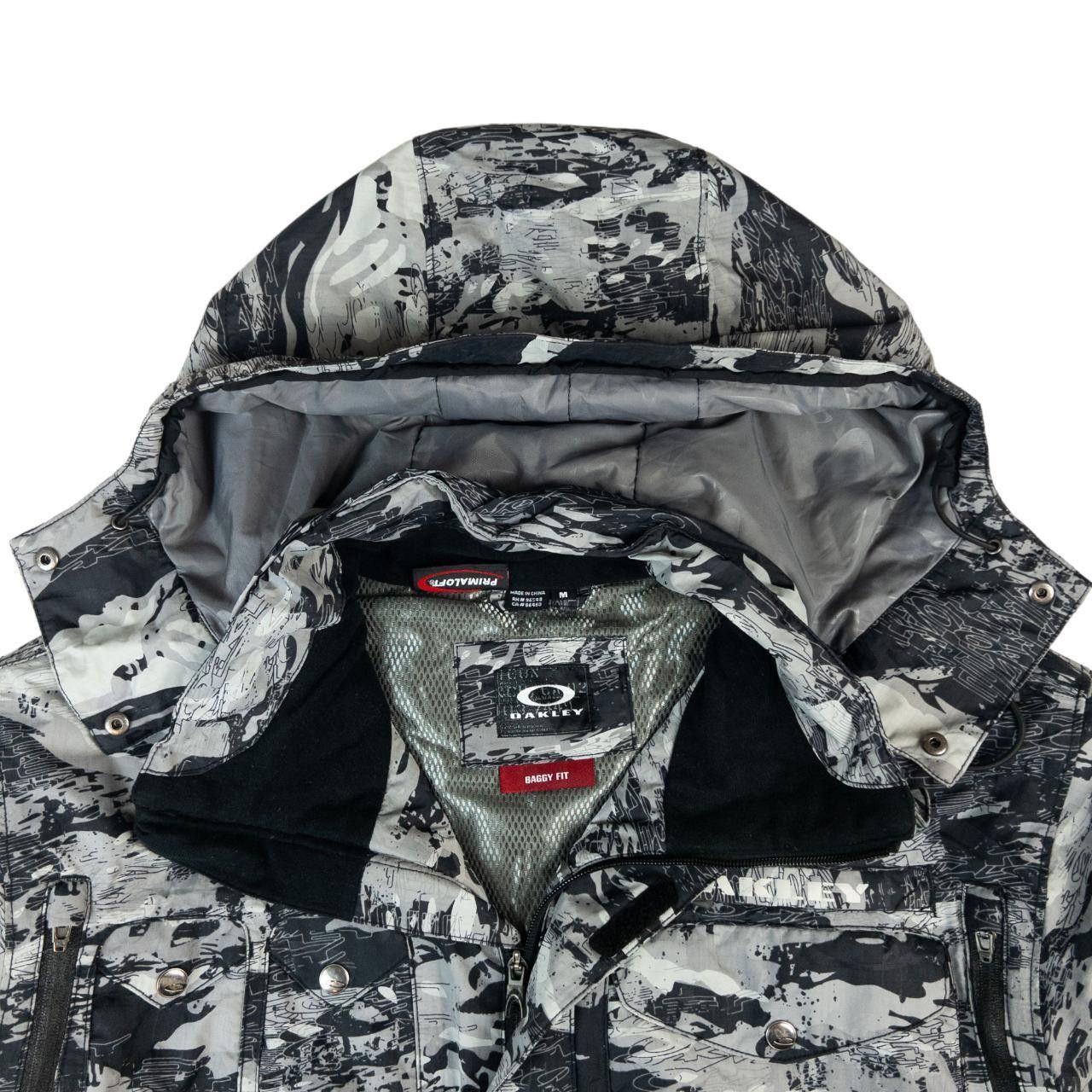 Vintage Oakley Zip Up Snowboarding Jacket Size XL