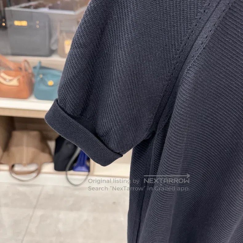 Hermes Hermes Blue Autumn and Winter Short Sleeve Sweater Size XS / US 0-2 / IT 36-38 - 8 Thumbnail