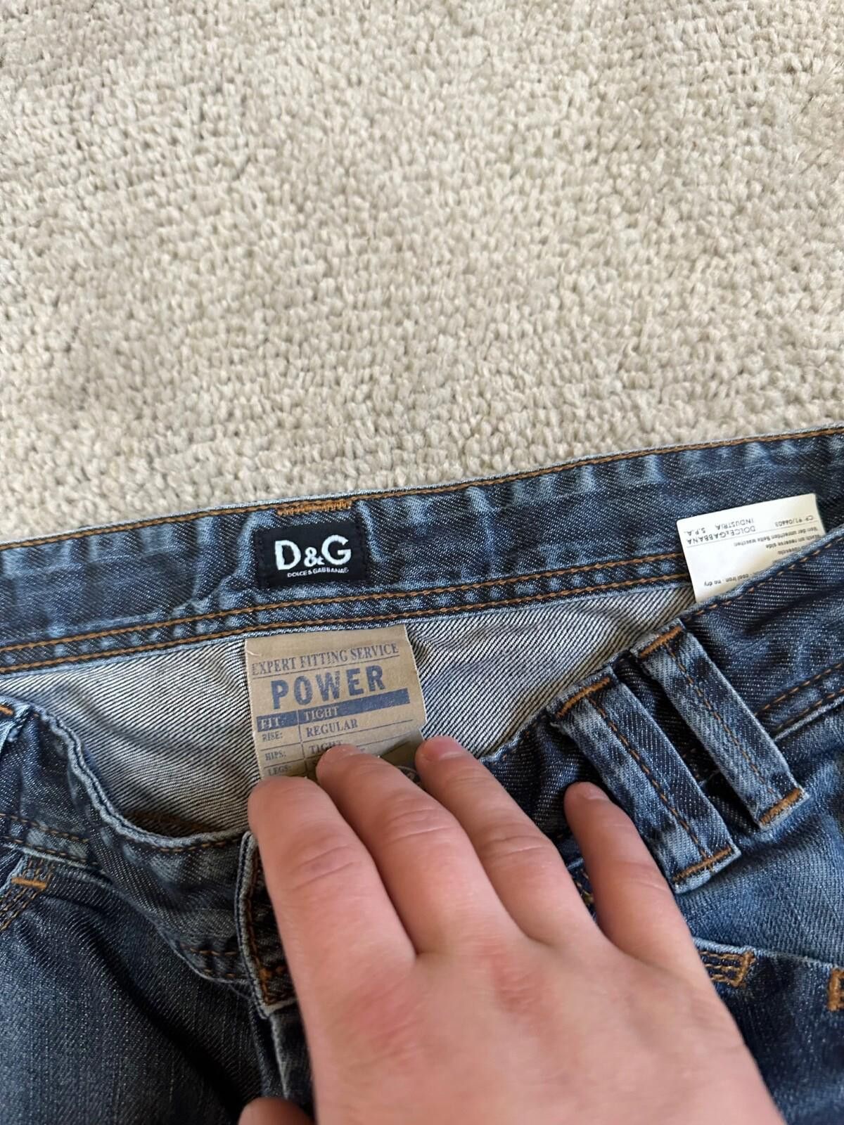 Dolce & Gabbana dolce gabbana denim jeans logo sz 33 Size US 33 - 9 Thumbnail