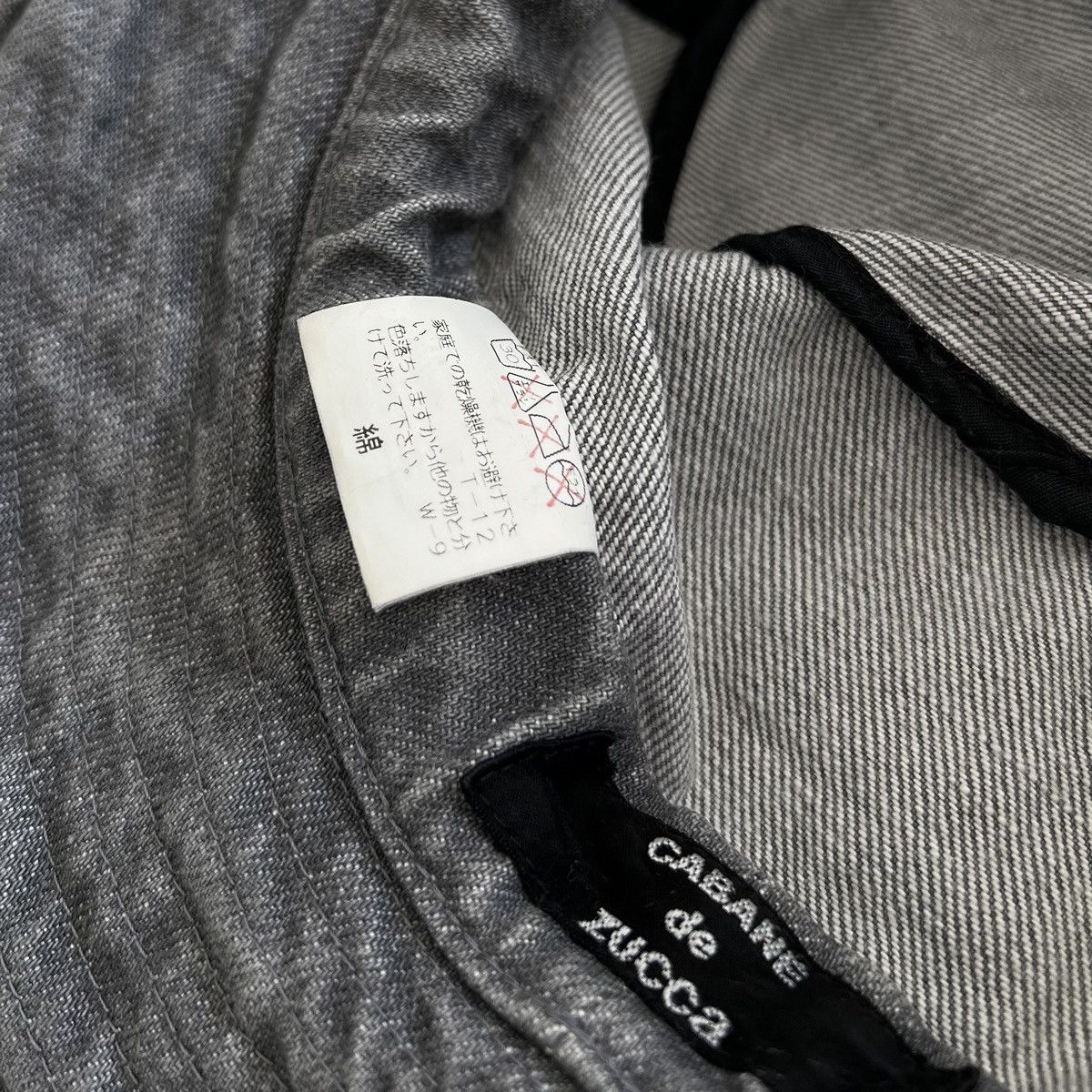 CABANE de ZUCCa × Issey Miyake × Zucca VTG90’s CABANE de ZUCCa DENIM BUCKET Size ONE SIZE - 6 Thumbnail