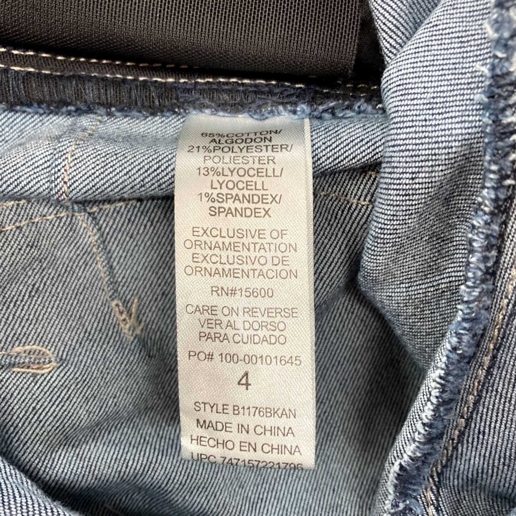 Vintage Democracy Jeans Ab Solution Women's 4 Dark Wash Blue Stretch Skinny Ankle Jeans Size 28" / US 6 / IT 42 - 5 Thumbnail