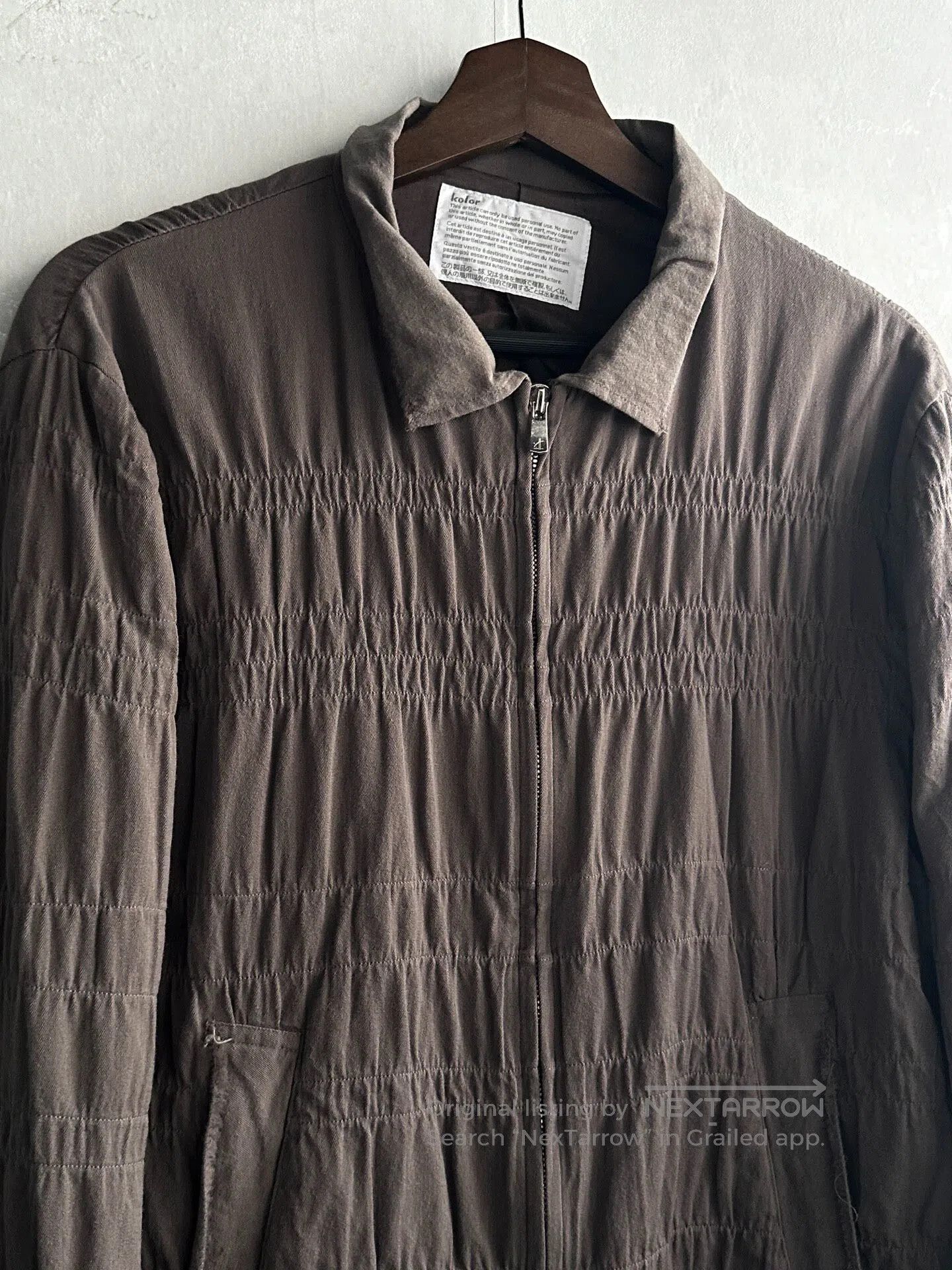 Kolor KOLOR 12SS wrinkled zipper jacket| Size US L / EU 52-54 / 3 - 1 Thumbnail