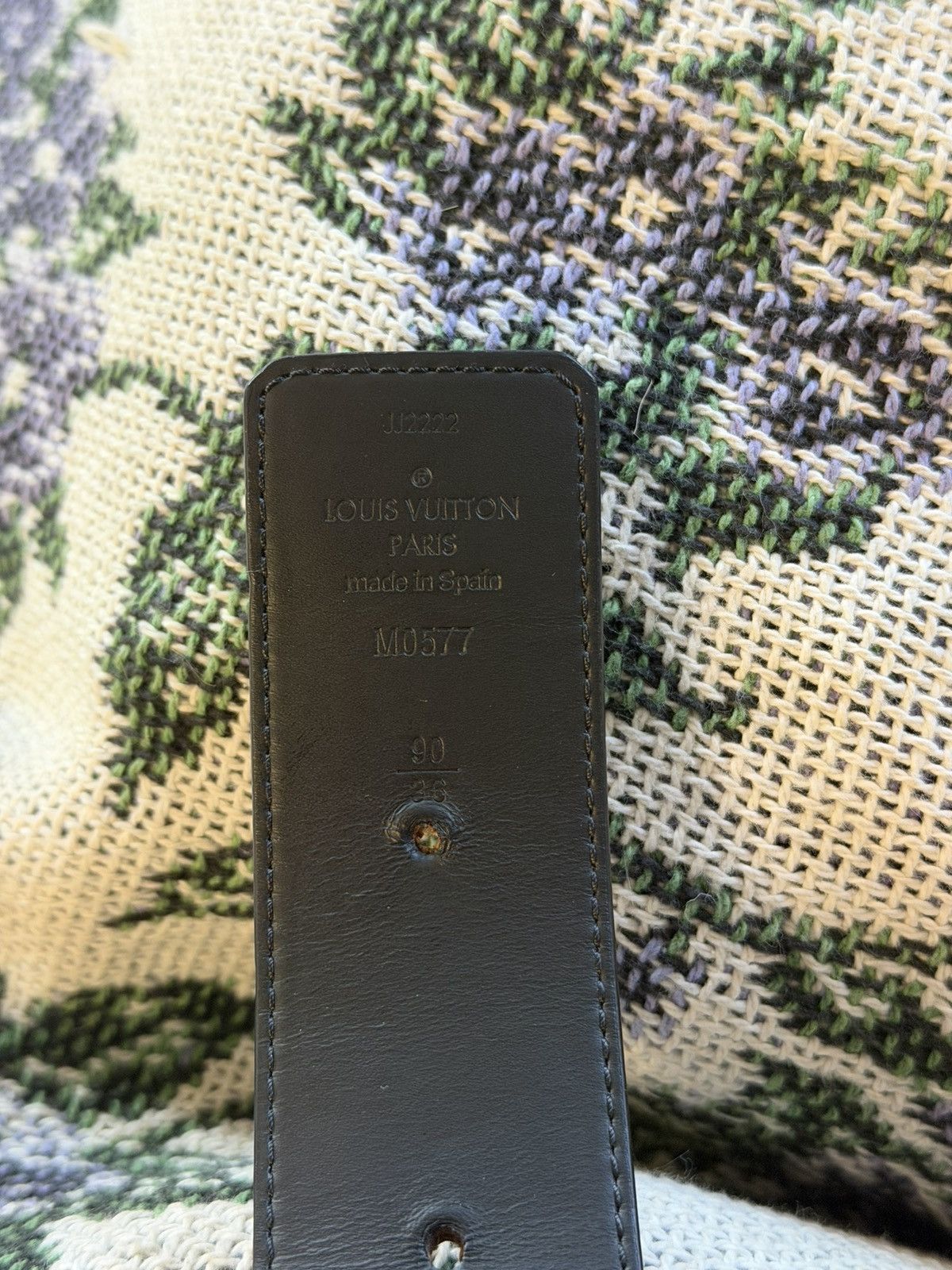 Louis Vuitton Louis Vuitton Virgil Dove Reversible Belt Size 34 - 9 Thumbnail