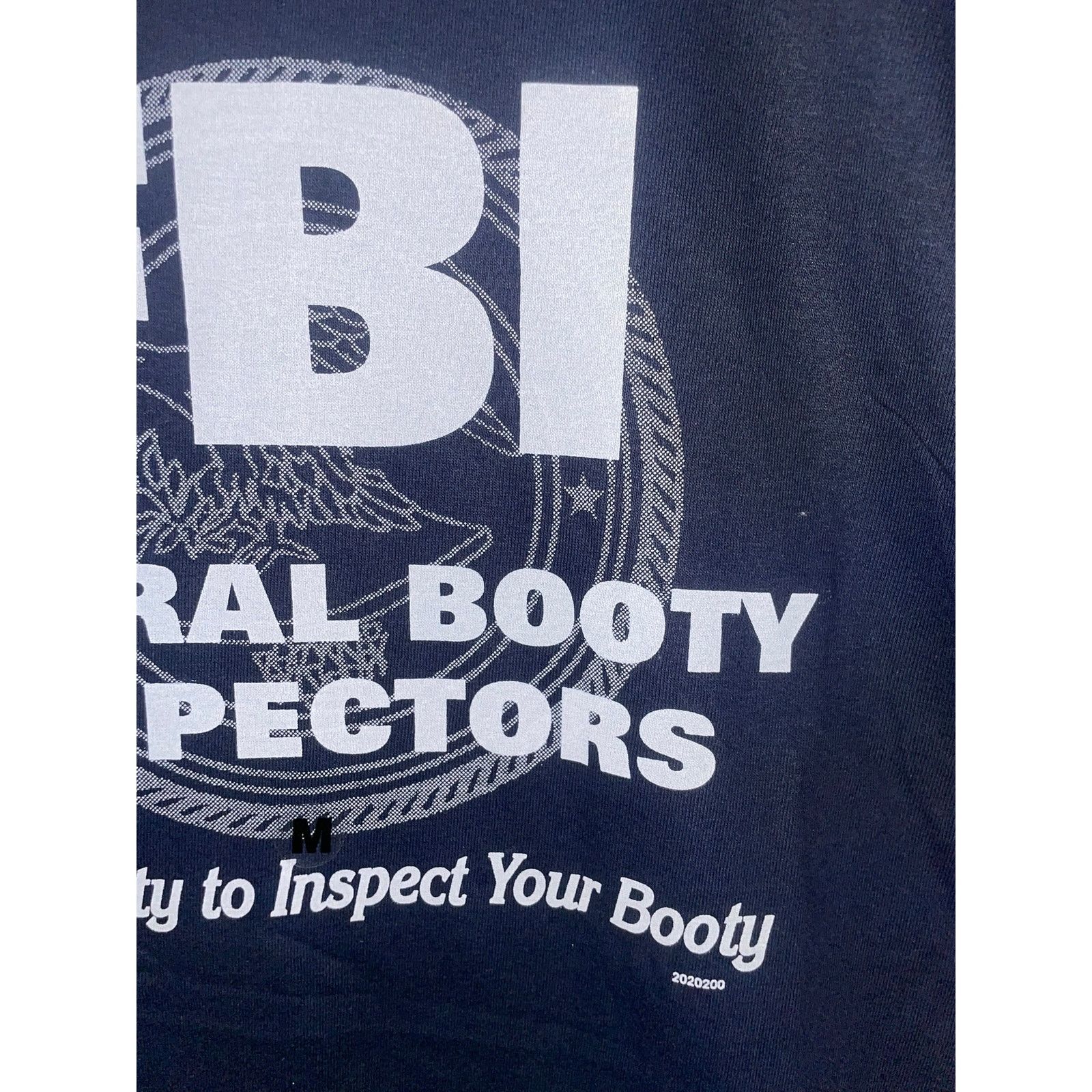 Gildan Y2K FBI Federal Booty It's Our Duty Blue Humor Joke Shirt M Size US M / EU 48-50 / 2 - 4 Thumbnail