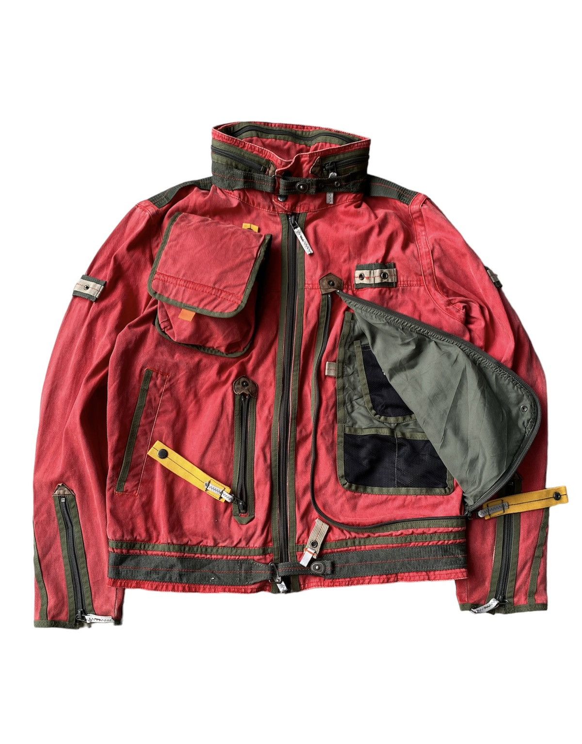 Avirex × Japanese Brand Vtg Avirex Analoq Q 3D cargos parachute bondage jacket Size US L / EU 52-54 / 3 - 1 Thumbnail