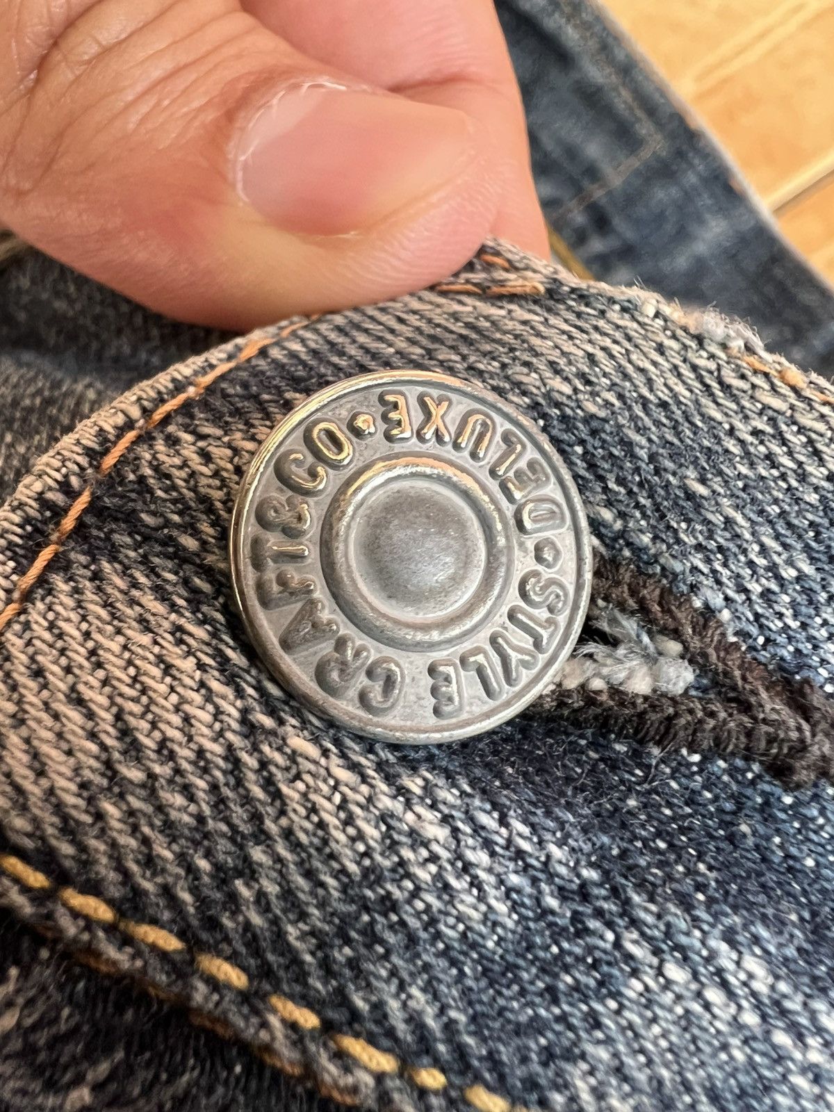 Evisu Vintage Evisu X McDonald Selvedge Distressed Jean Very Rare Size US 29 - 10 Thumbnail