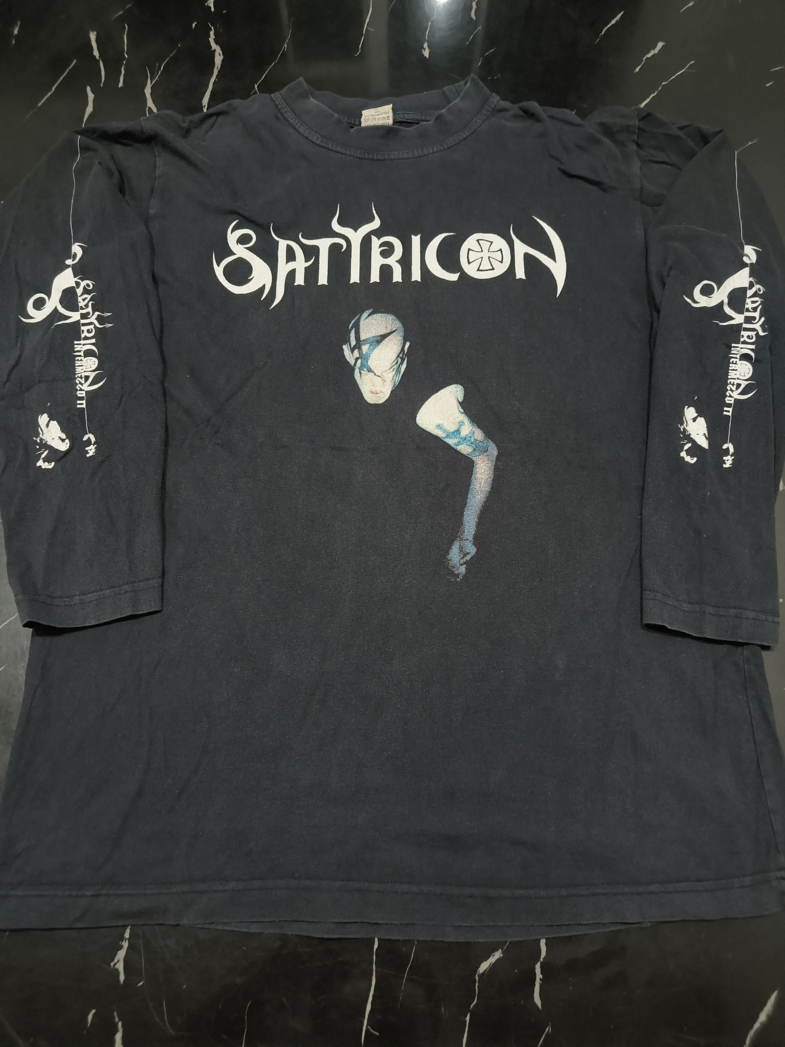 Band Tees Vintage 90s Satyricon (intermezzo ii) Ls shirt Size US XL / EU 56 / 4 - 1 Thumbnail