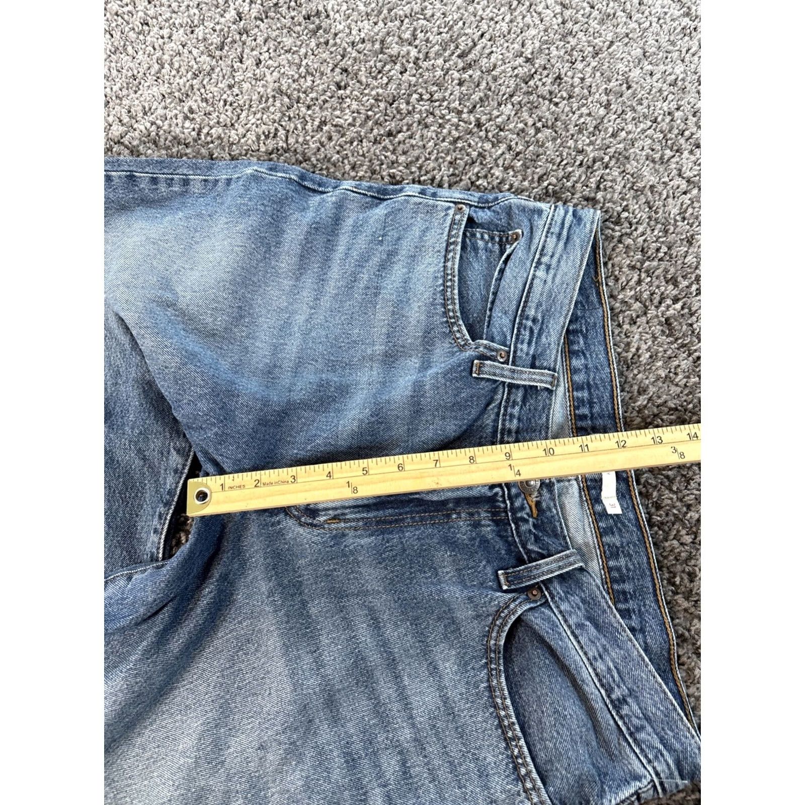 Levi's VINTAGE Levi's Baggy Jeans Womens 31x30 Denim Blue Wide-Leg 90s Retro Relaxed Mens Womens? Size 24" / US 00 / IT 34 - 5 Thumbnail