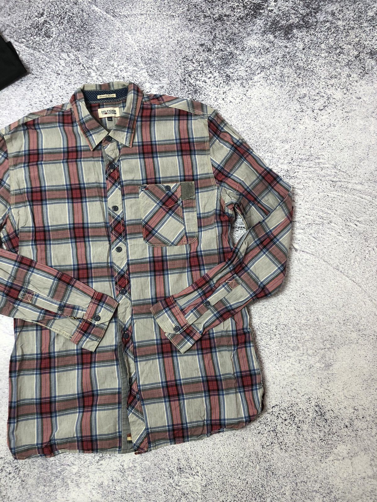 Japanese Brand × Tommy Hilfiger Men’s shirt Tommy Hilfiger size Xl y2k vintage casual Size US XXL / EU 58 / 5 - 2 Thumbnail