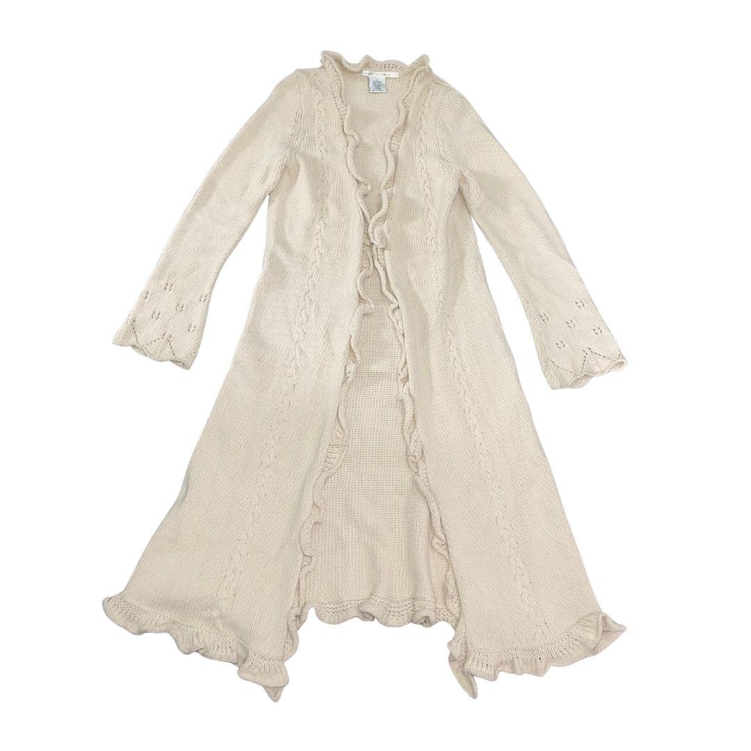 Other Max Studio Long Open Front Oatmeal Chunky Cardigan Duster Size M / US 6-8 / IT 42-44 - 1 Thumbnail