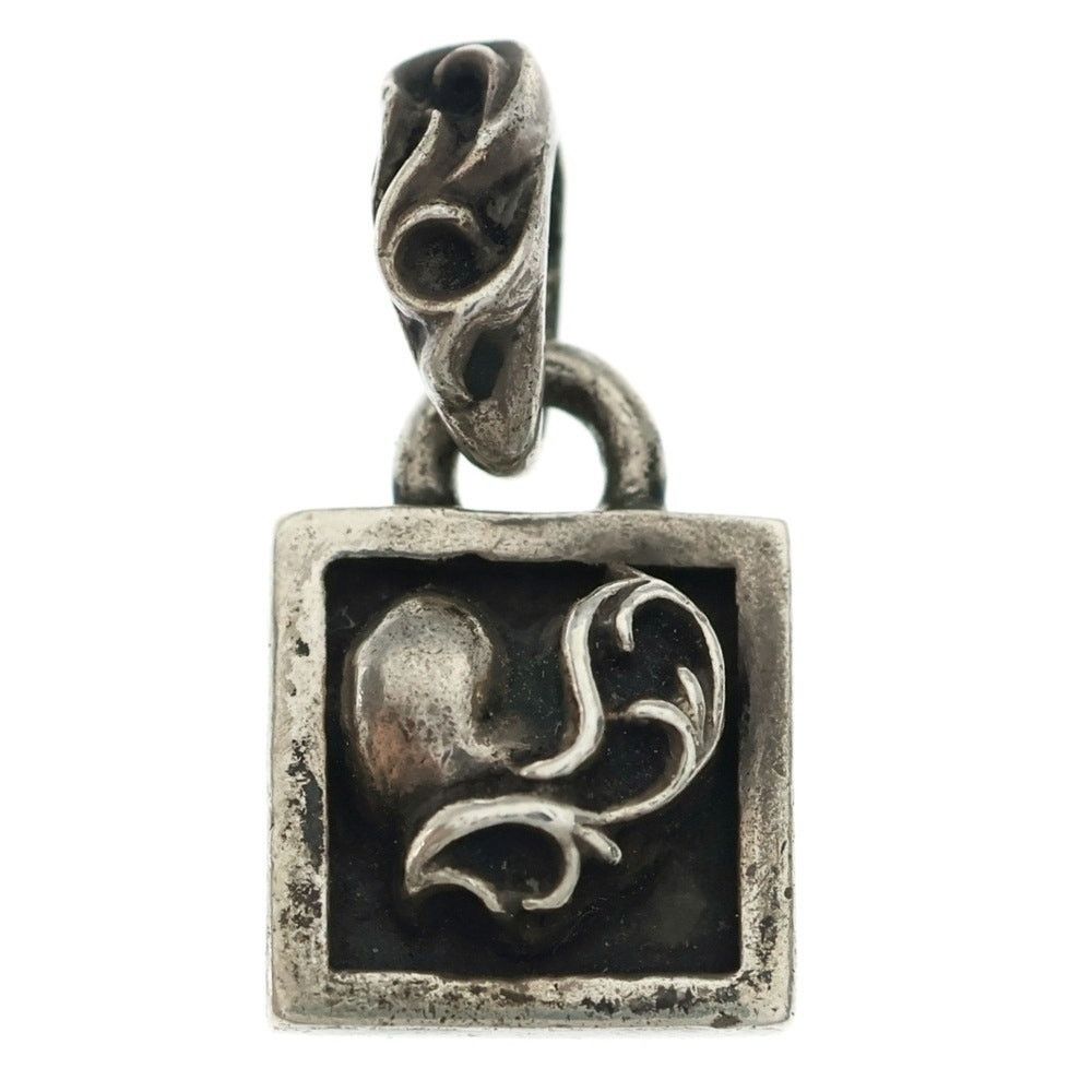 Chrome Hearts Chrome Hearts Framed Heart Charm Pendant Silver Size ONE SIZE - 1 Thumbnail