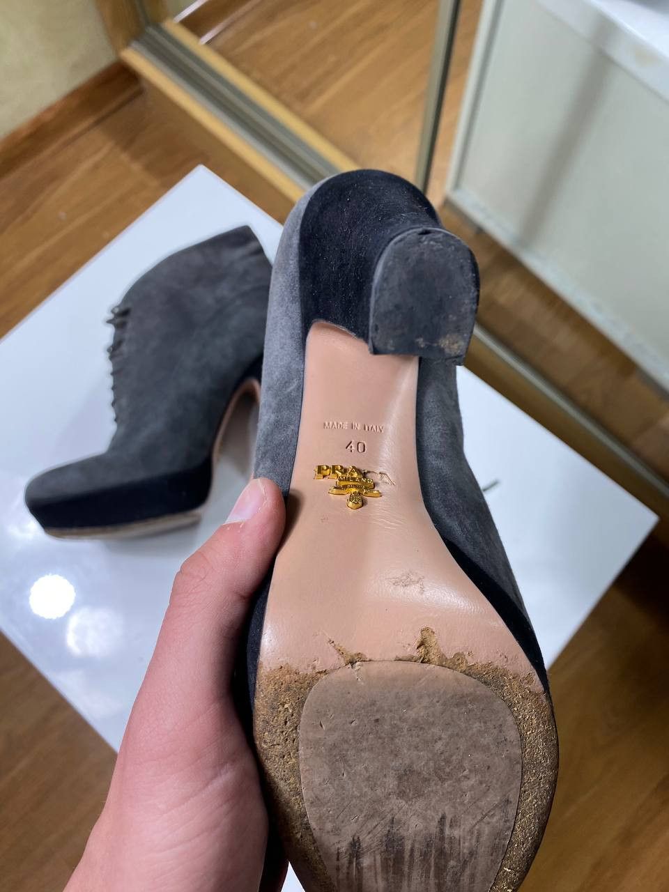 Prada VINTAGE PRADA BOOTS WOMENS SIZE 40 Size US 9 / IT 39 - 2 Thumbnail