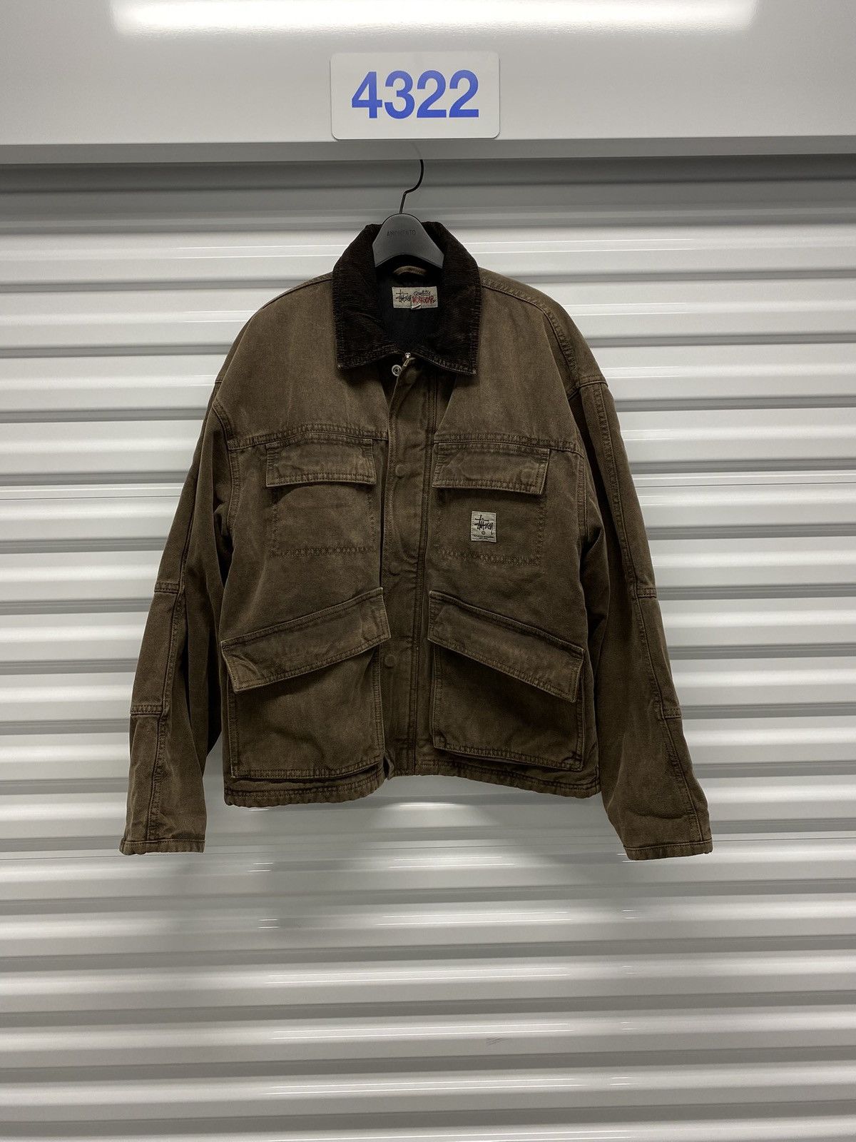 Stussy Stussy Washed Canvas Shop Jacket Washed Brown - Small Size US S / EU 44-46 / 1 - 2 Thumbnail