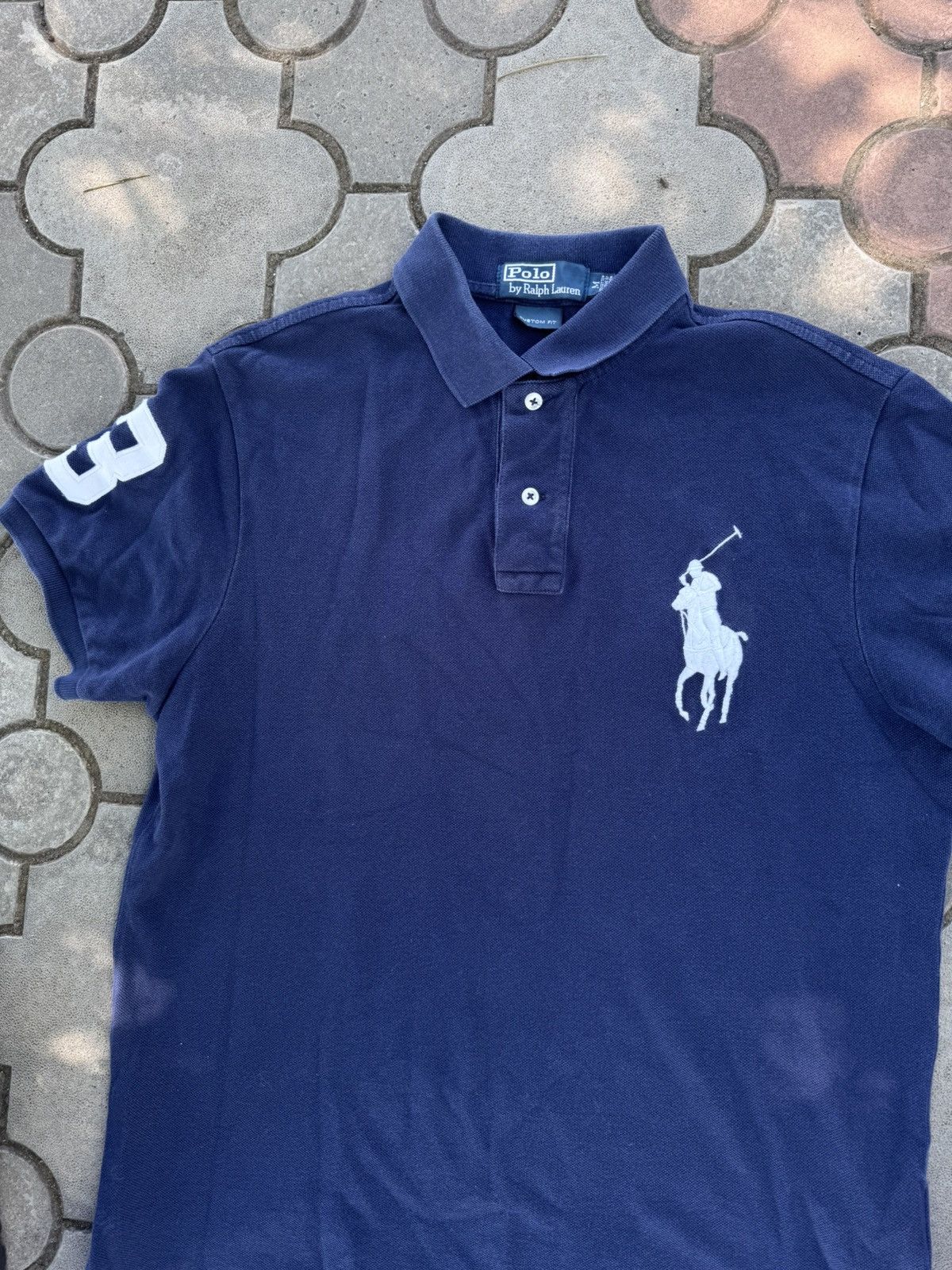 Polo Ralph Lauren Vintage Ralph Lauren Big Pony Polo Tee Size US M / EU 48-50 / 2 - 2 Thumbnail