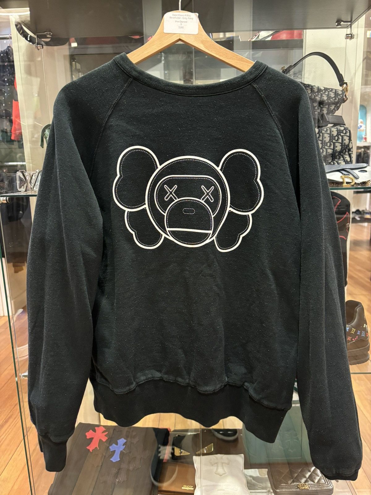 Bape Bape Kaws Reversible Crewneck Size US M / EU 48-50 / 2 - 3 Thumbnail