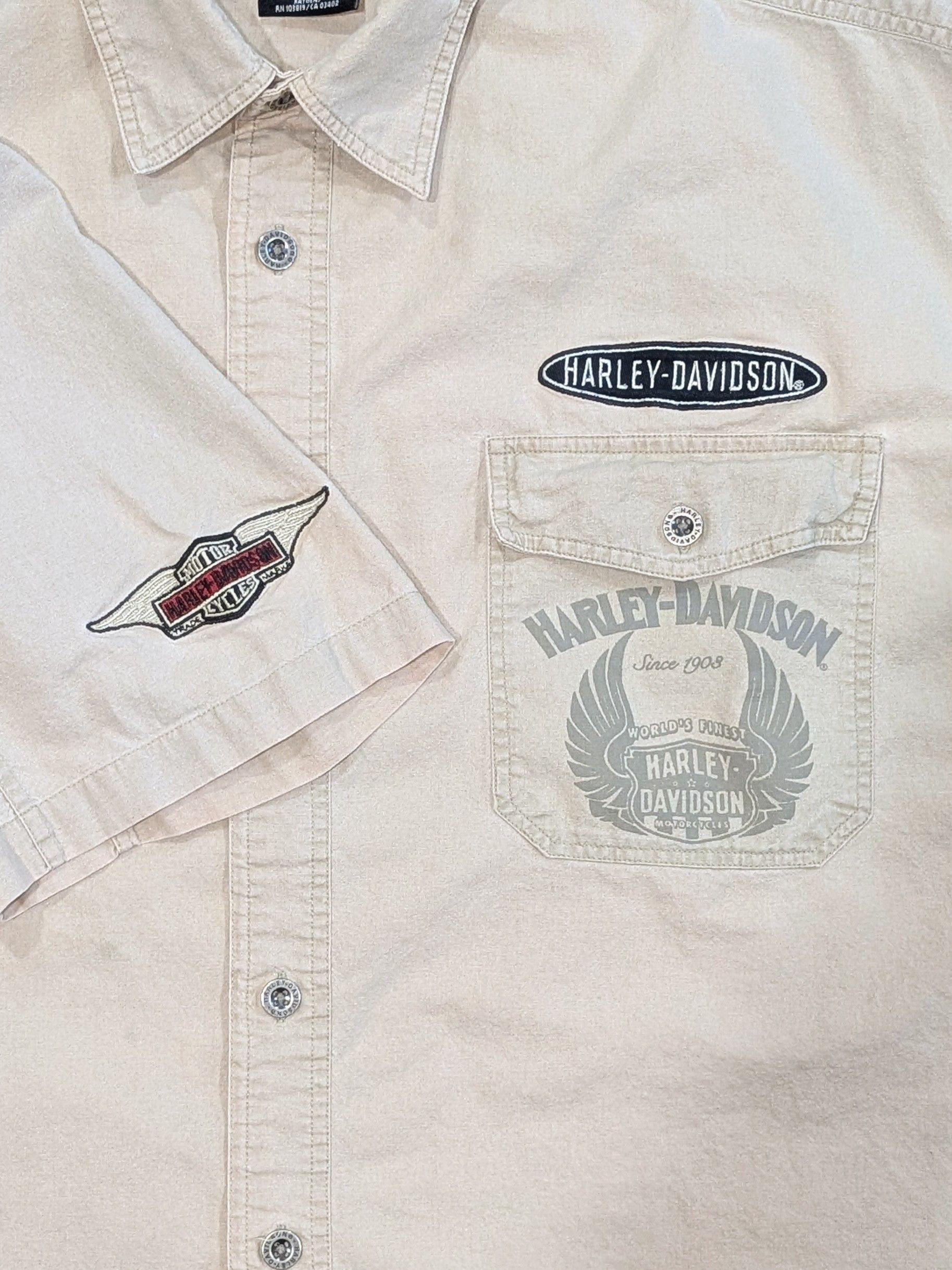 Harley Davidson Harley Davidson the Great Freedom Machine button up shirt Size US XXL / EU 58 / 5 - 4 Thumbnail