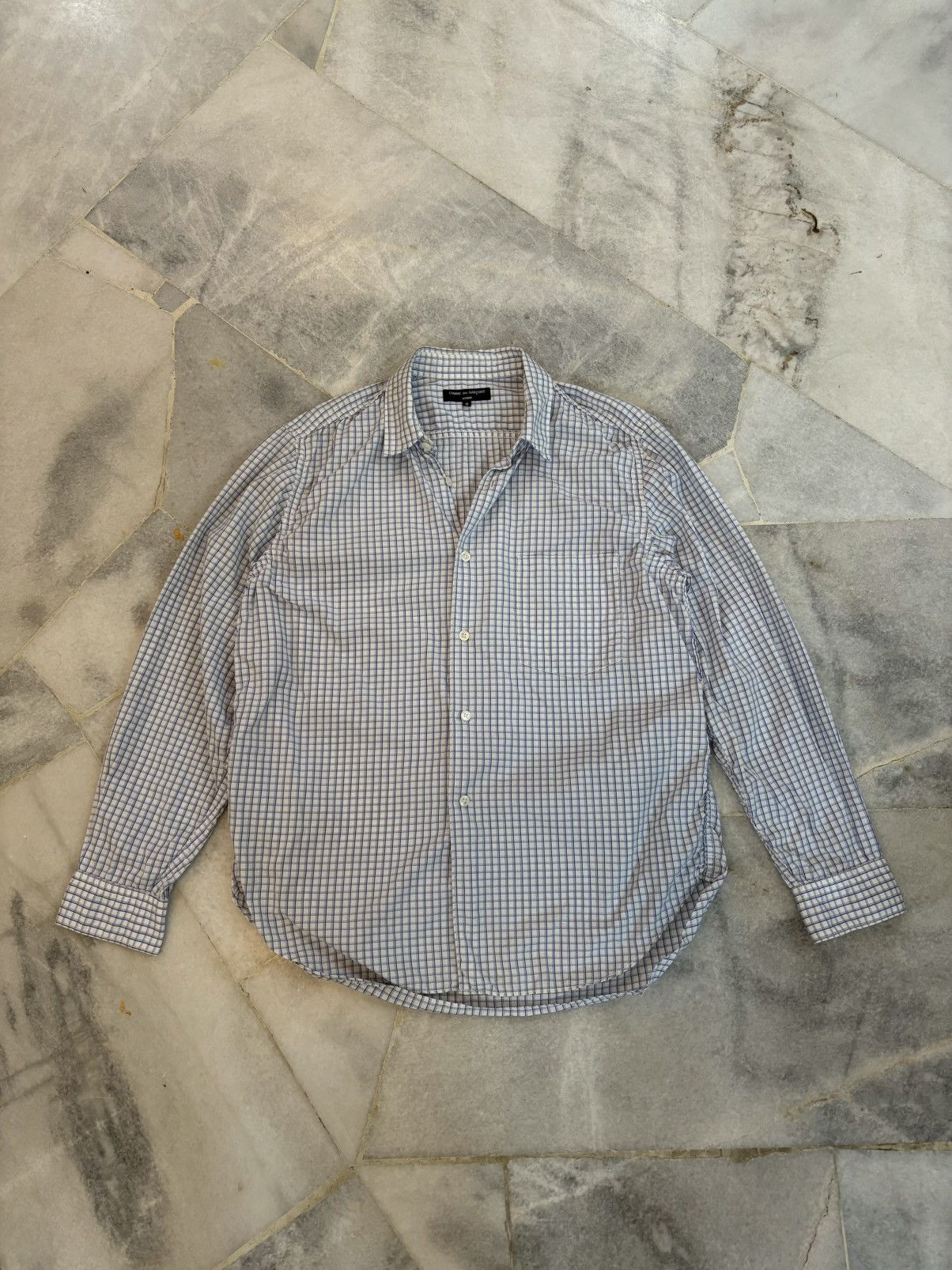 Comme des Garcons × Comme des Garcons Homme × Comme des Garcons Homme Plus AD2003 Comme Des Garcons Stripe Shirt Size US S / EU 44-46 / 1 - 2 Thumbnail
