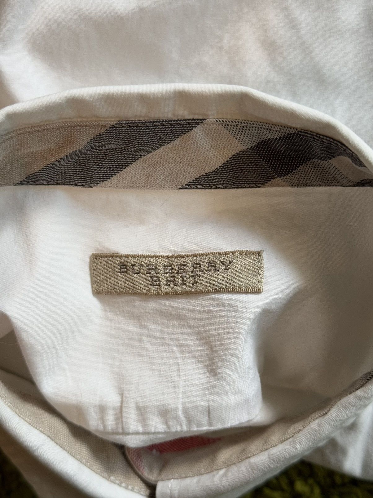 Burberry × Designer Burberry Brit white buttons up shirt blouse Size M / US 6-8 / IT 42-44 - 4 Thumbnail